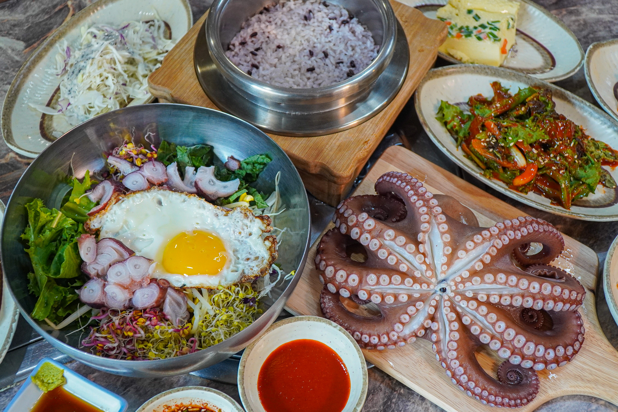 문어 비빔밥