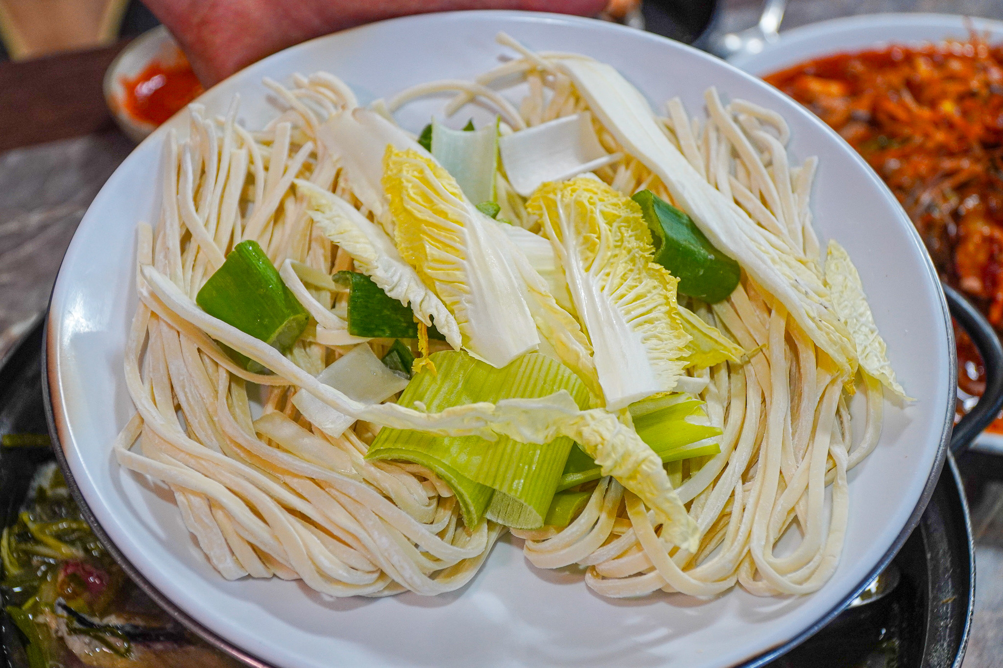 명품 칼국수 사리