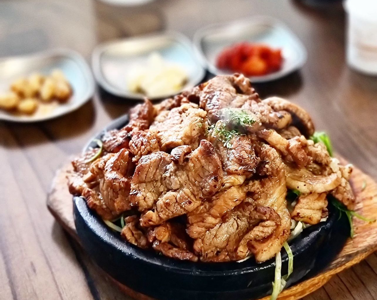 마늘석갈비막국수