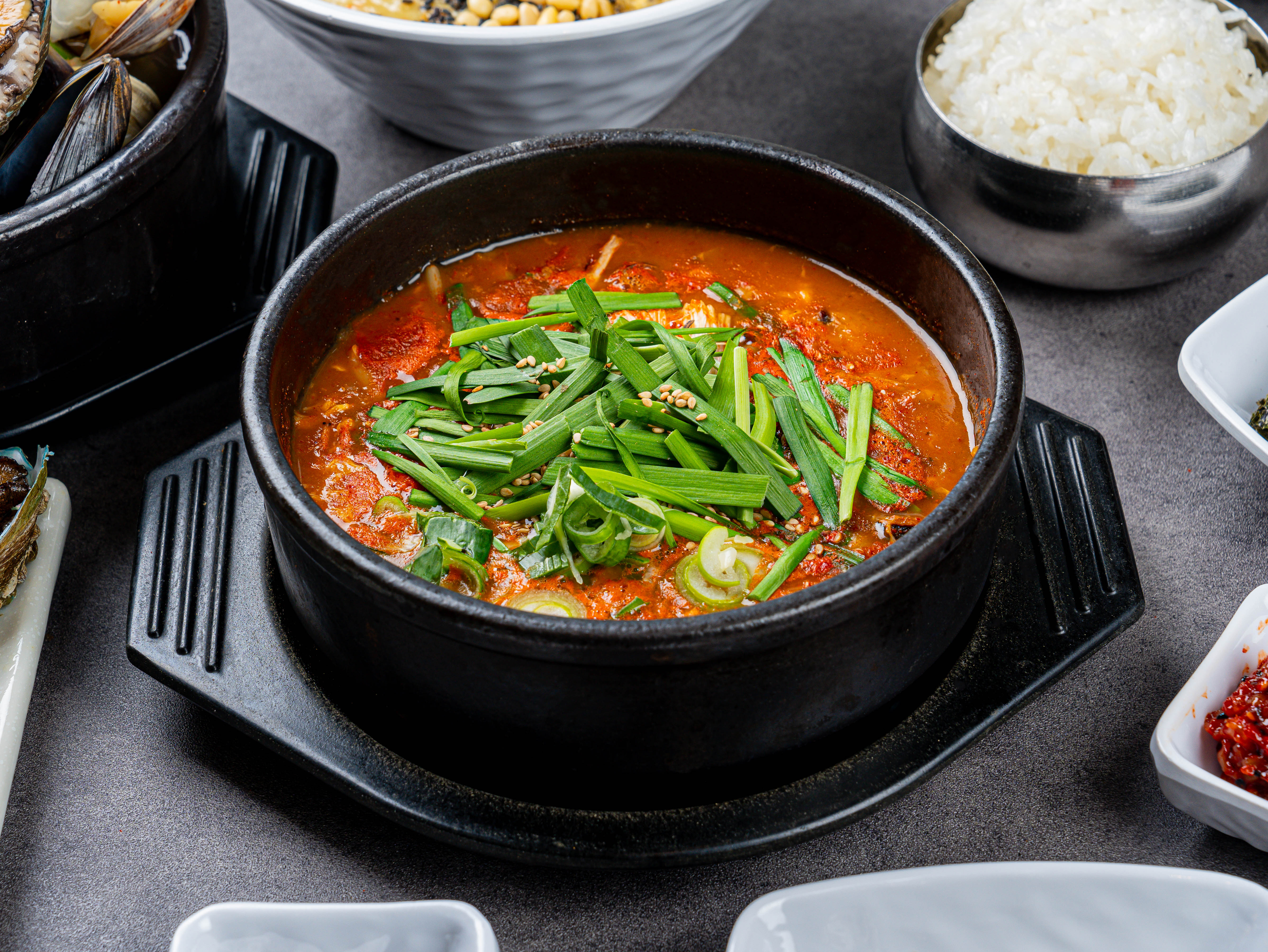 강원도향토음식 섭국(홍합)