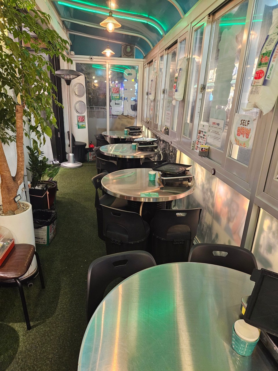 오뚜기식당 모란시장점 내부 또는 관련 모습