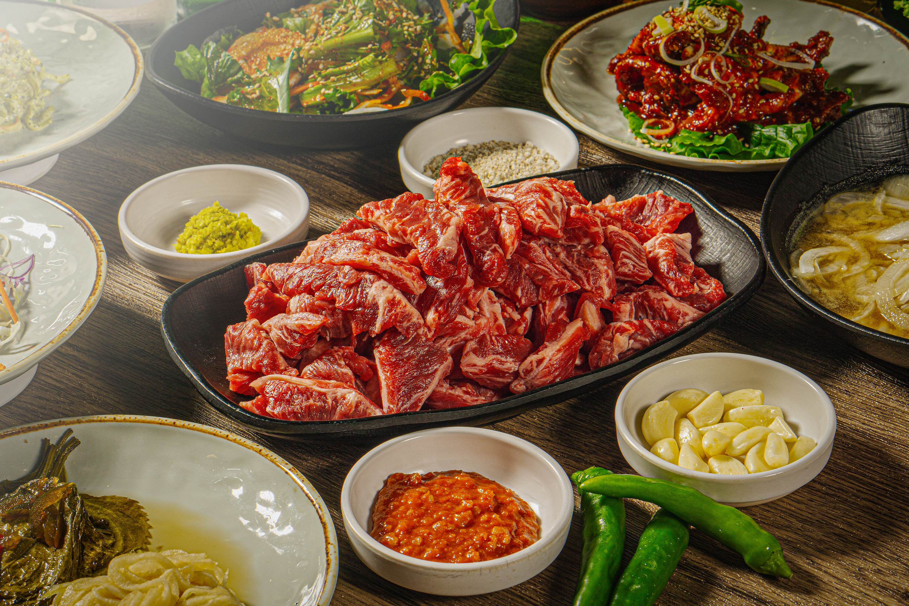 소 갈비살 한판