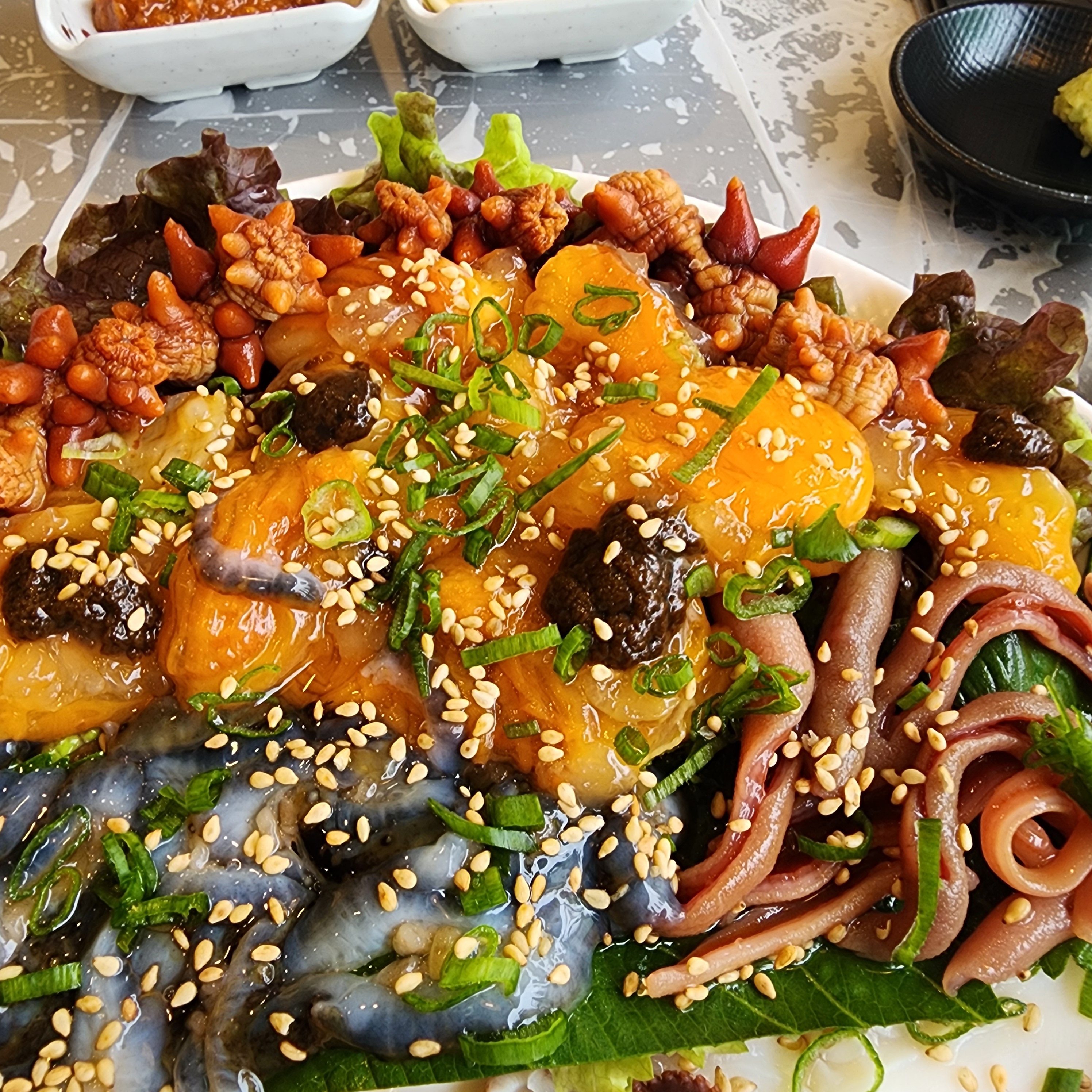 살아있네문어