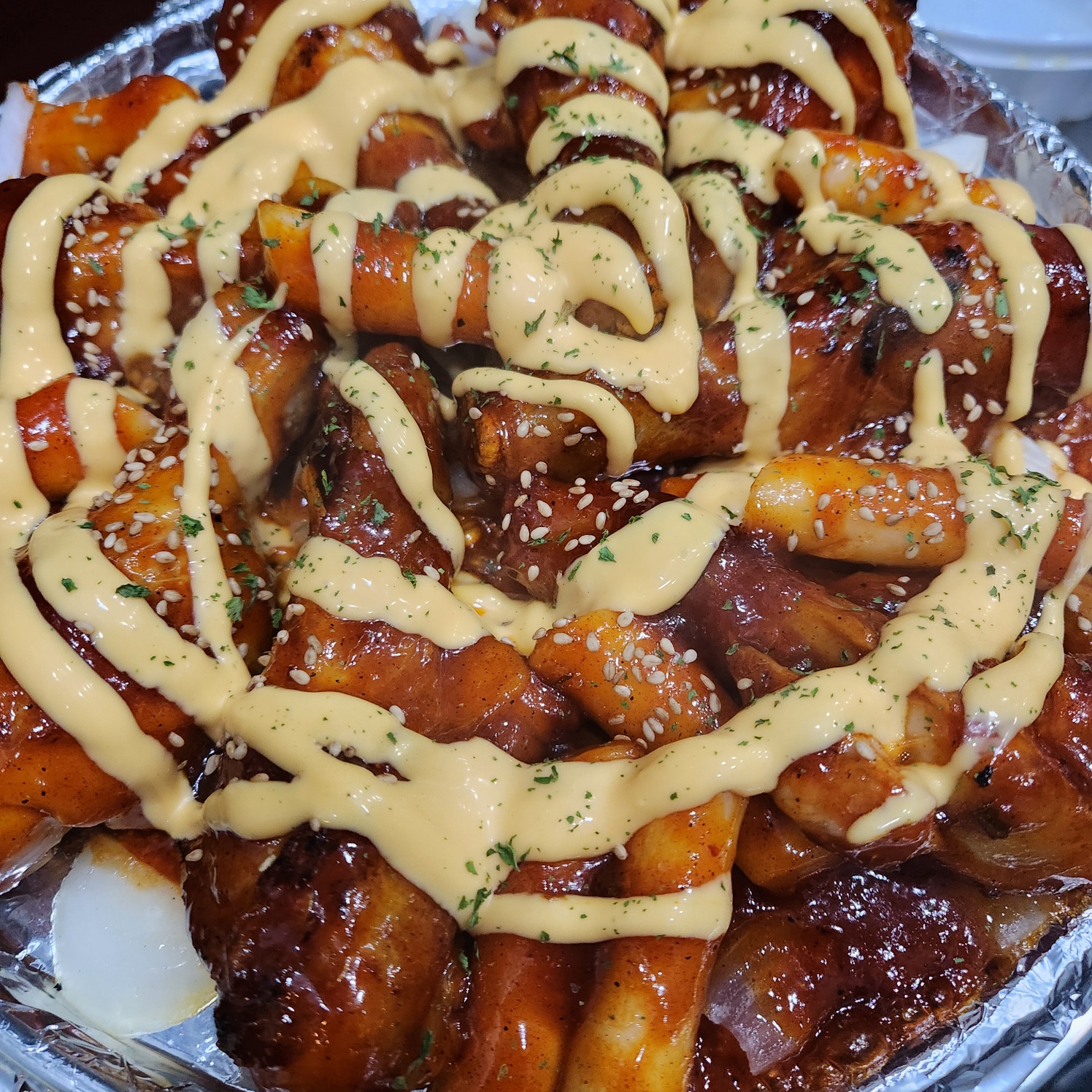 훌랄라참숯바베큐치킨 당왕1점