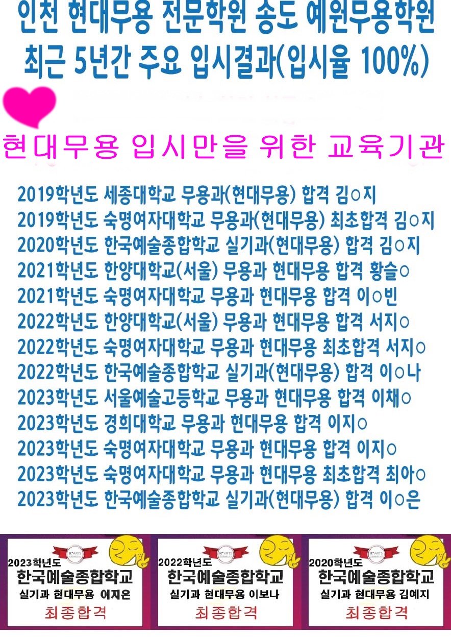 송도예원현대무용학원