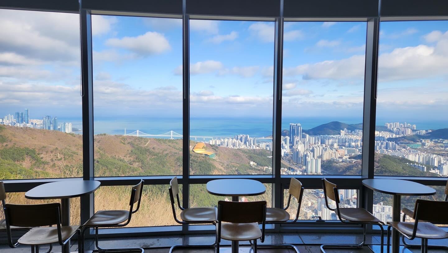 바다가보이는카페추천 부산 부산진구 바다가보이는카페 블루뱅 황령산점