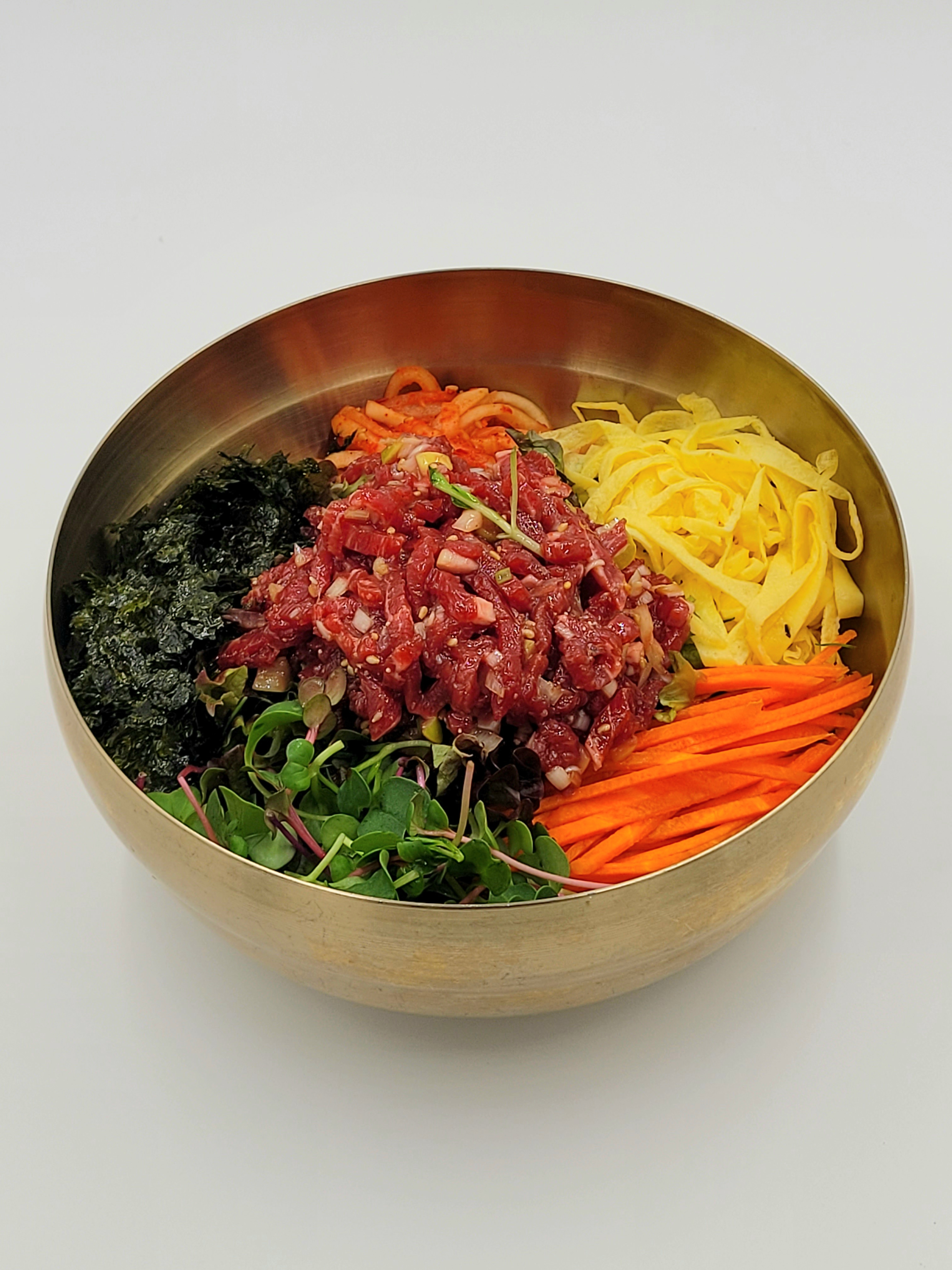 한우육회비빔밥+된장찌게