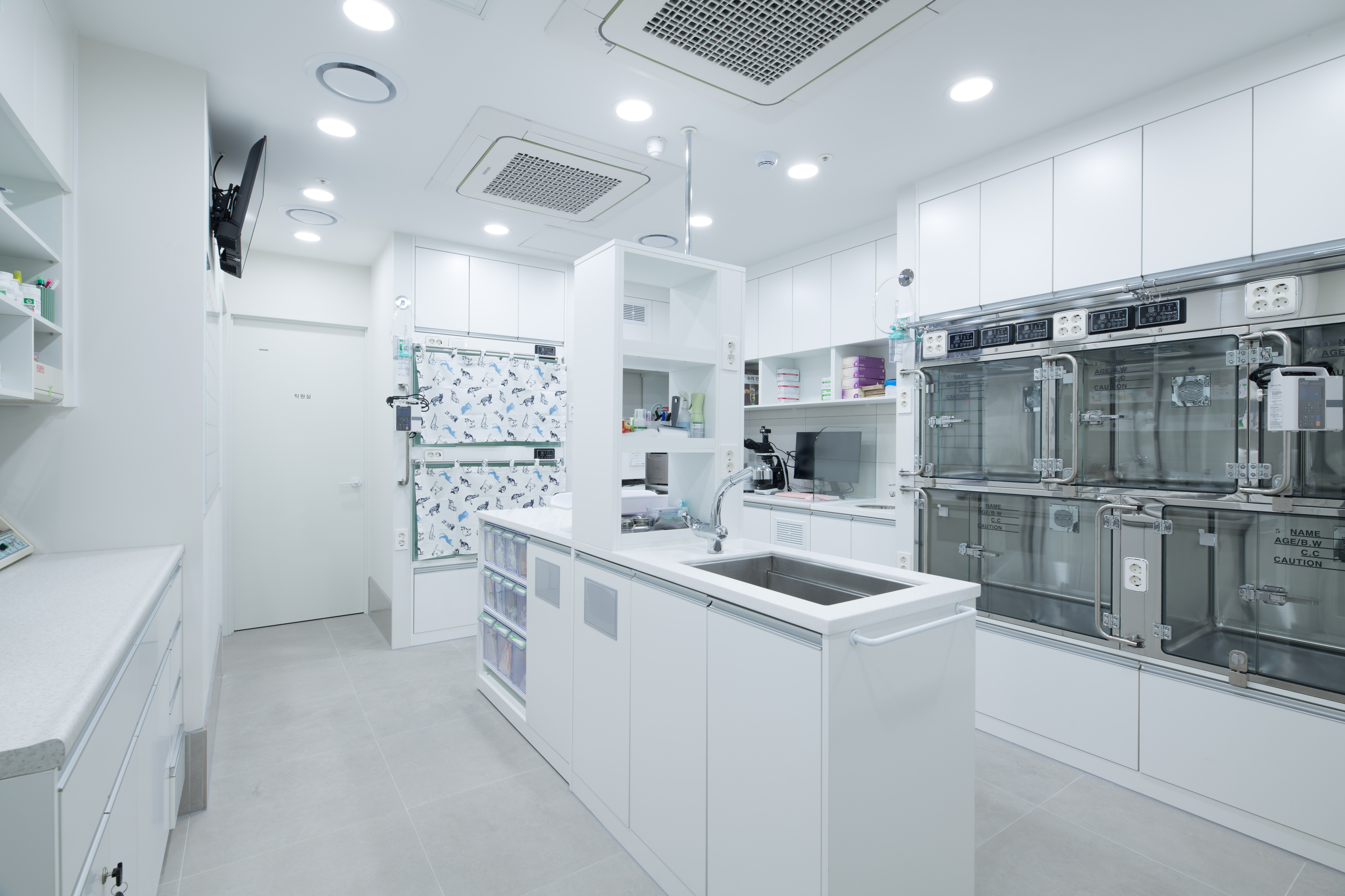 산들동물병원 내부 전경