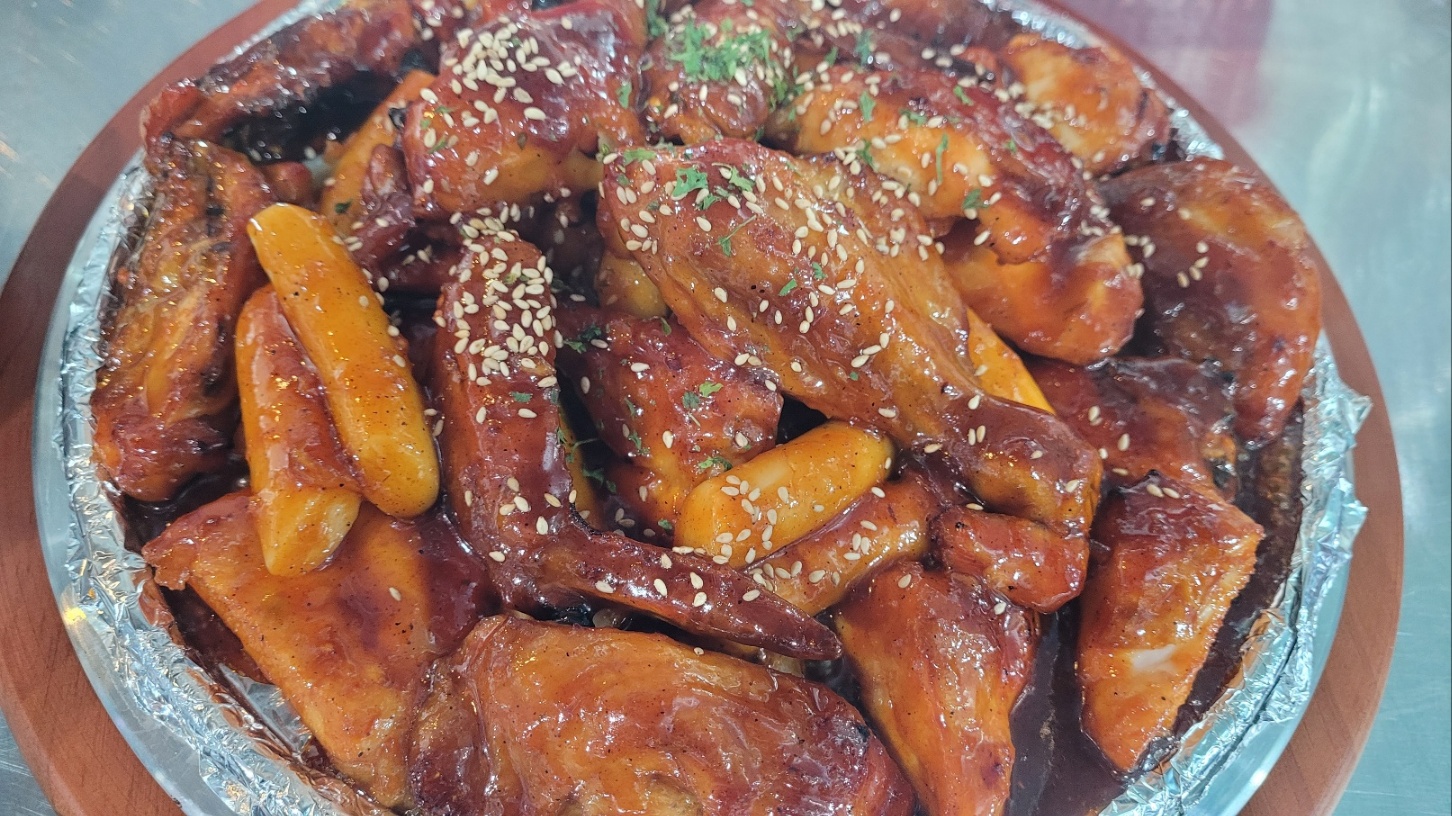훌랄라참숯바베큐치킨 구운1점