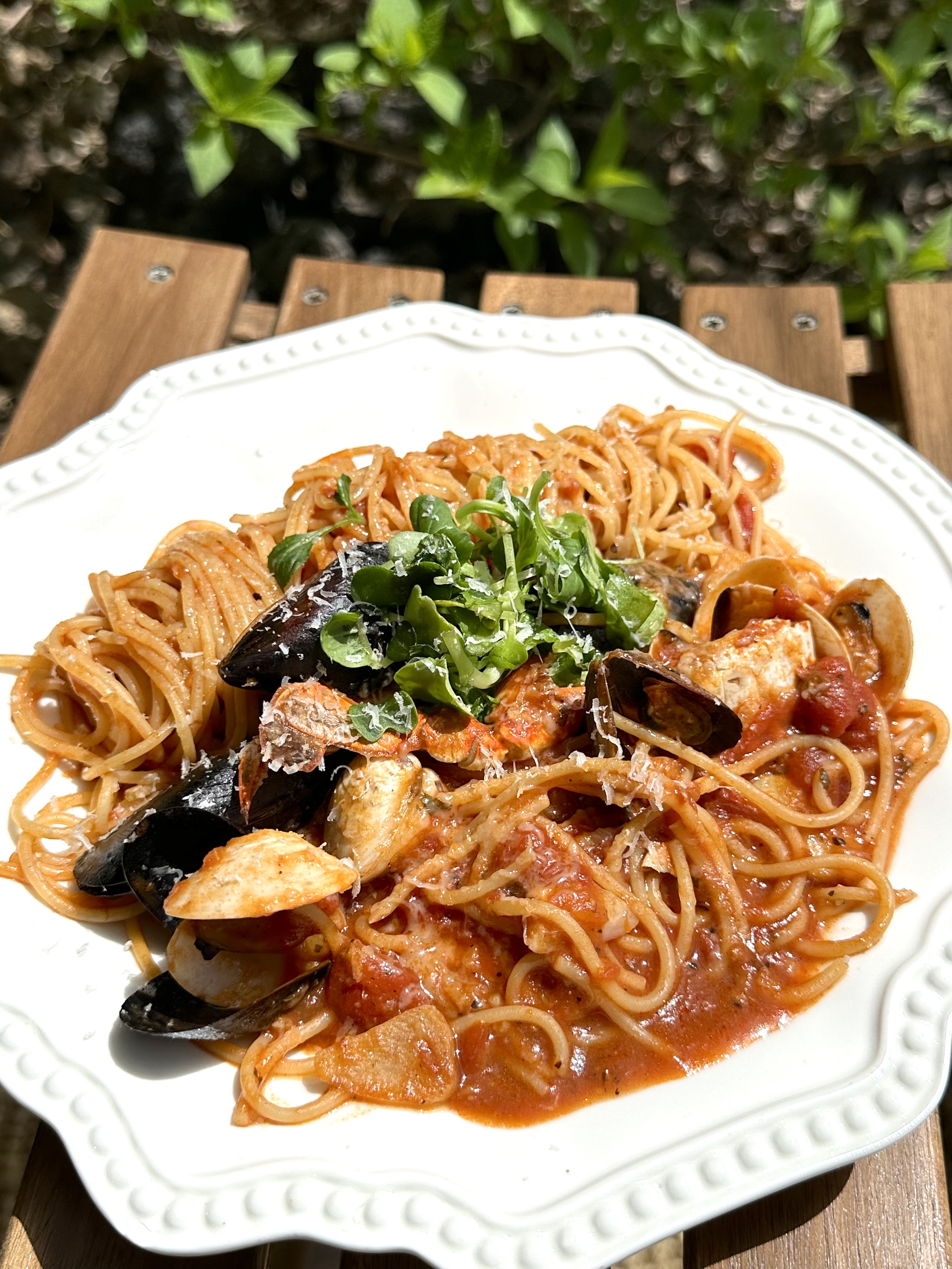 해산물 토마토 파스타