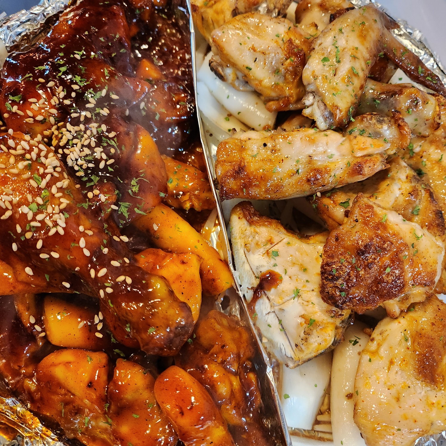 훌랄라 참숯바베큐치킨 와동1점