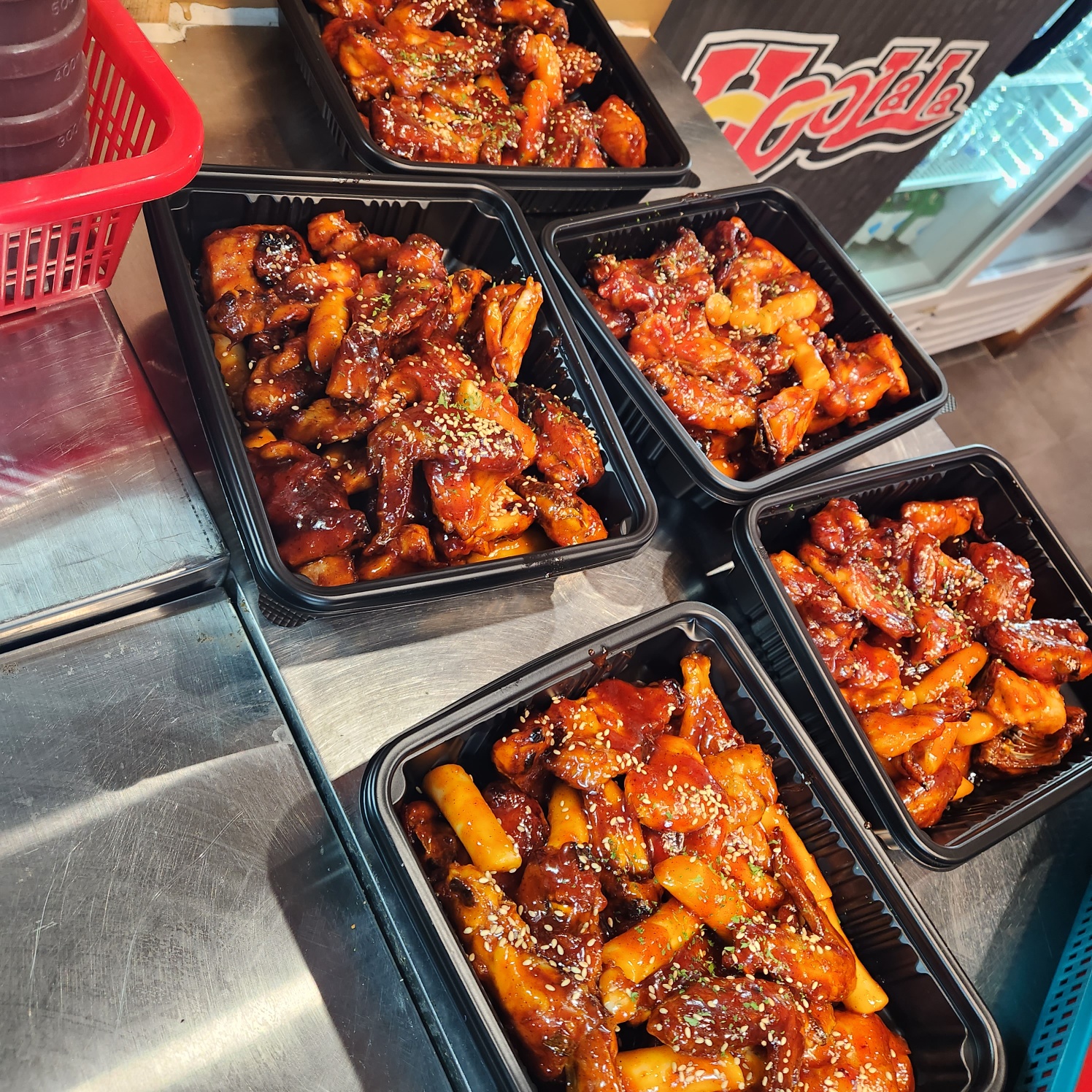 훌랄라 참숯바베큐치킨 와동1점