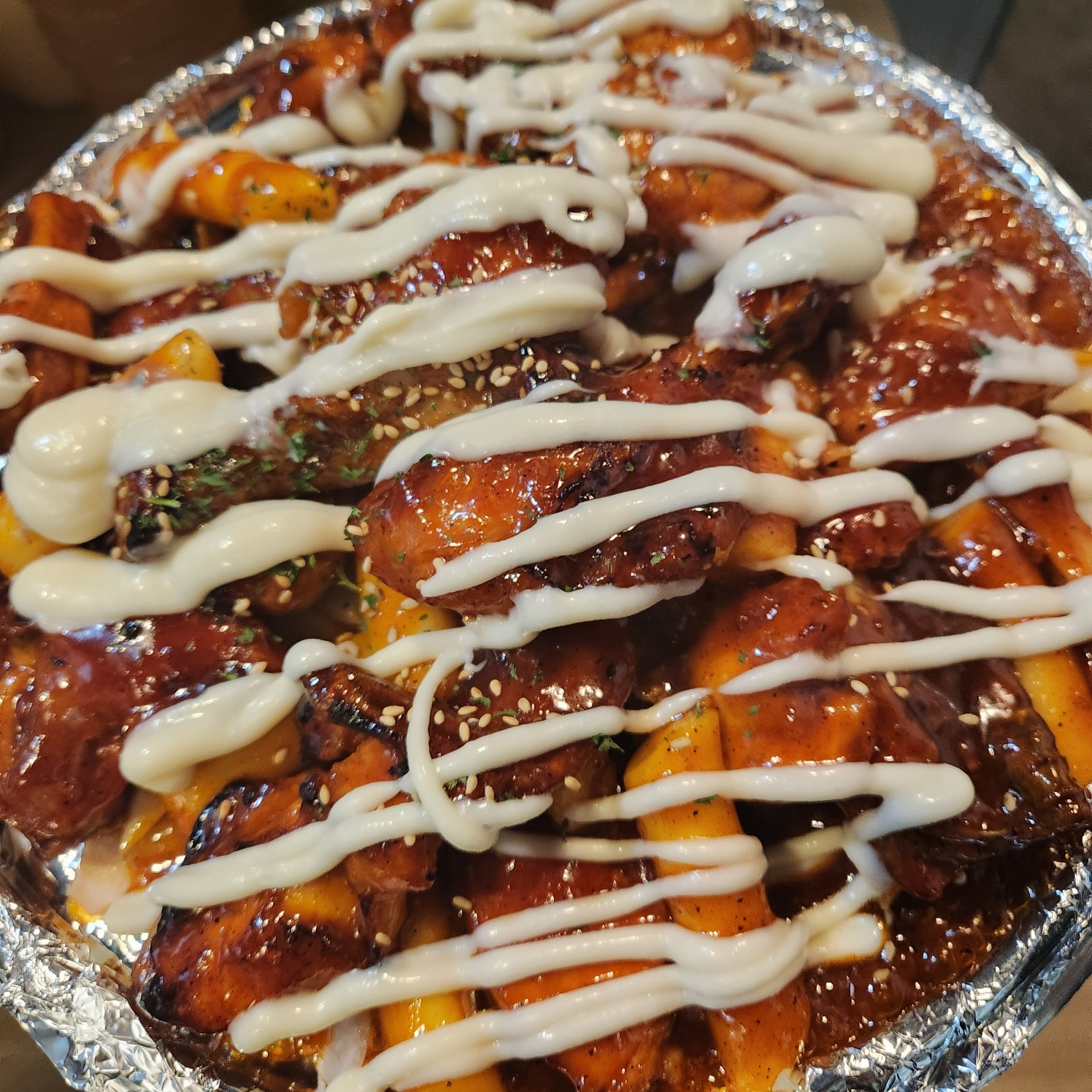 훌랄라 참숯바베큐치킨 와동1점
