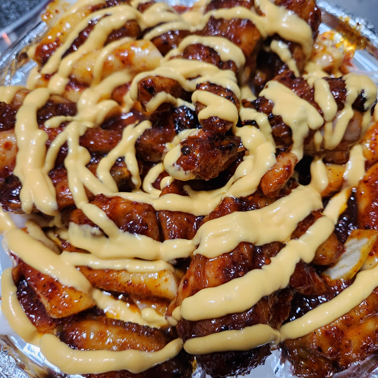훌랄라 참숯바베큐치킨 와동1점