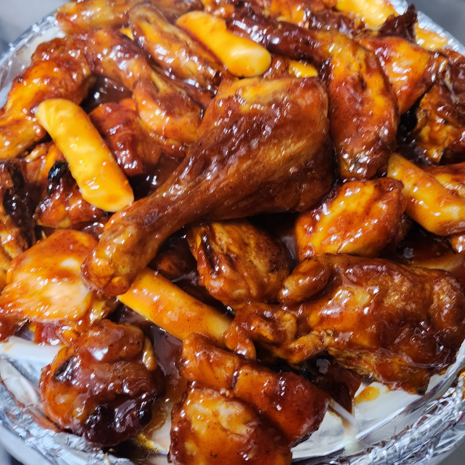 훌랄라 참숯바베큐치킨 와동1점