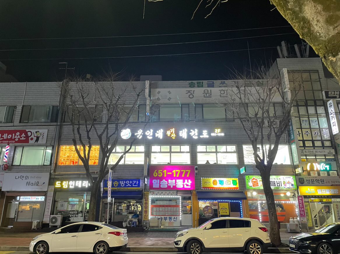 용인대태권도장