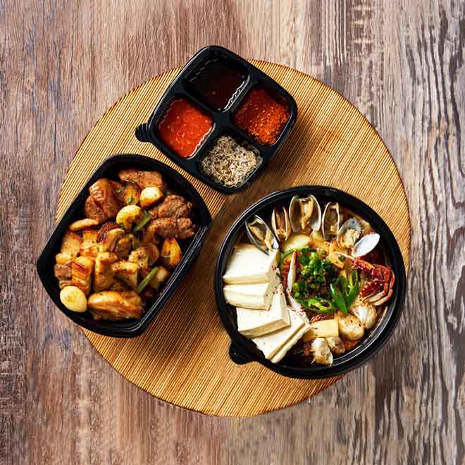 푸줏간 고기도시락 죽도점