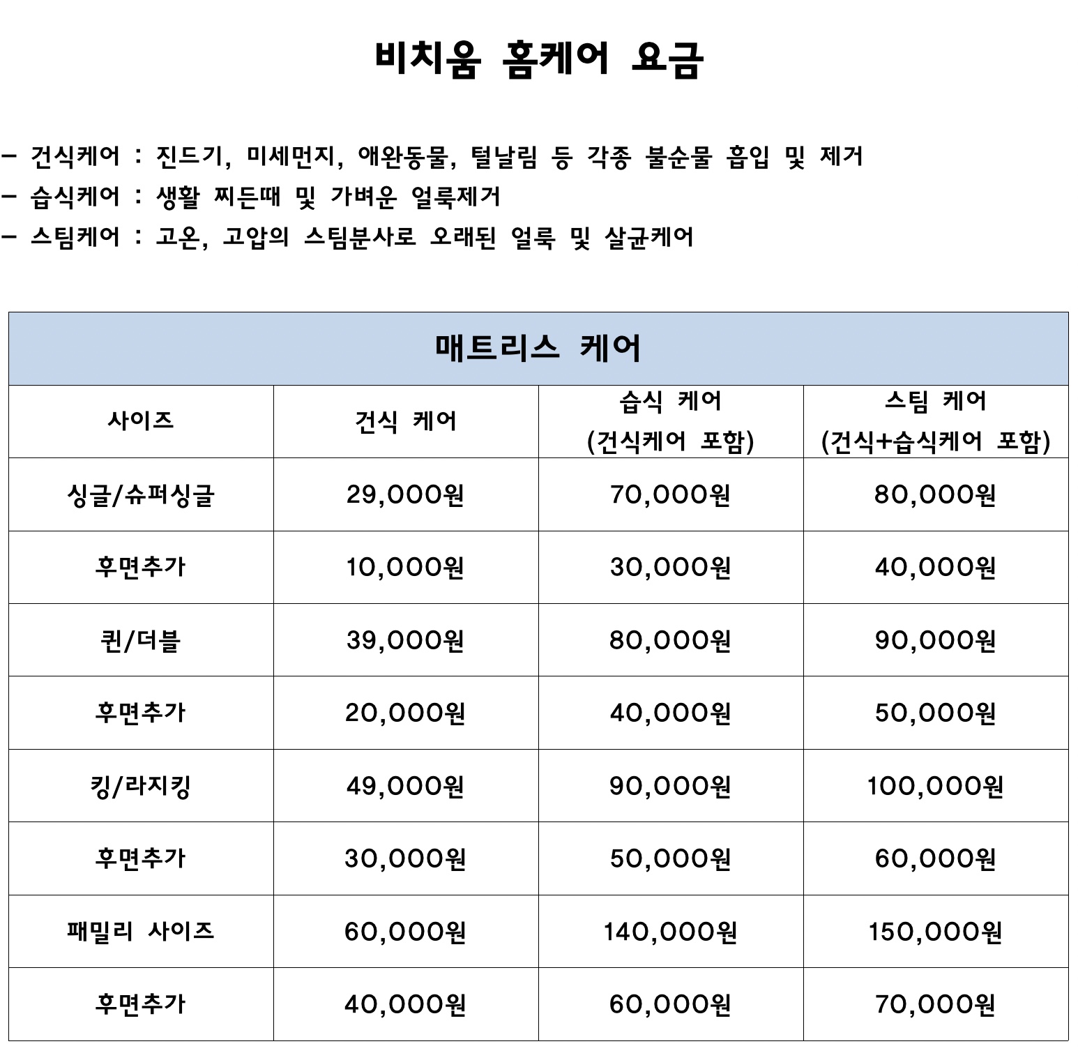 세상깔끔 홈케어 비치움