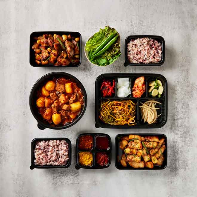 푸줏간 고기도시락 죽도점