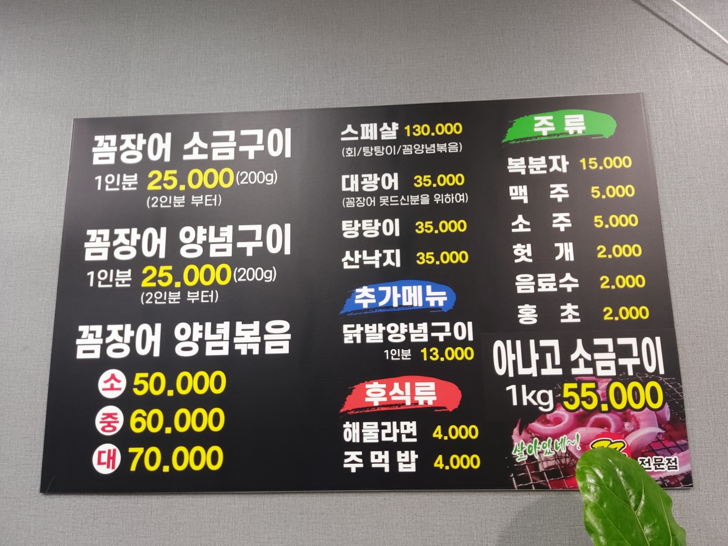 살아있네 꼼