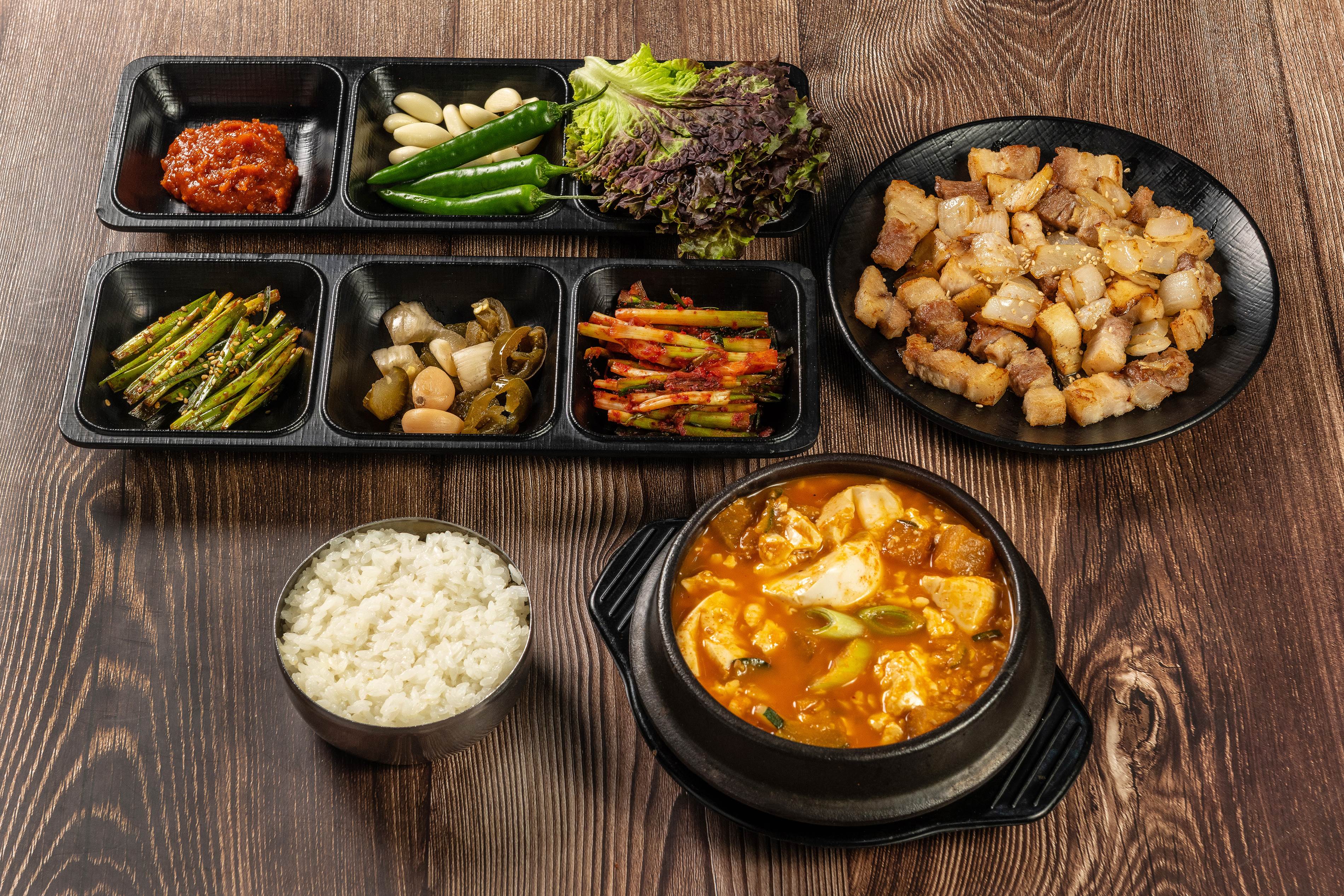 삼겹살 정식