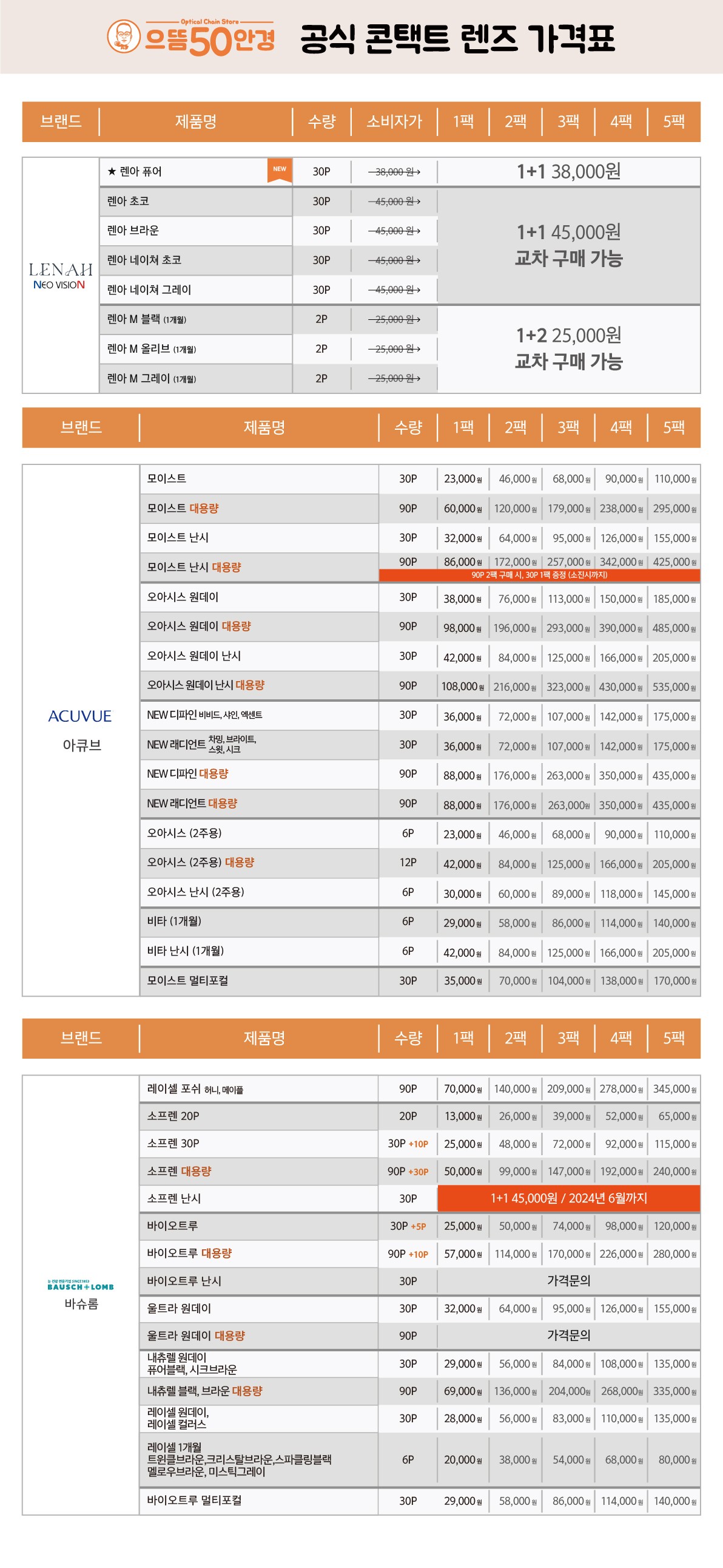 으뜸50안경 인천루원시티점