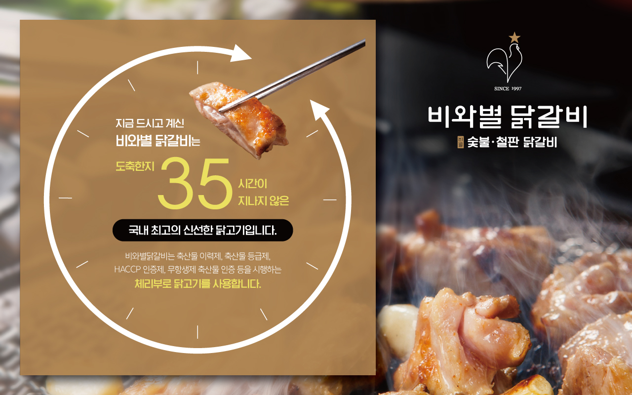 비와별닭갈비 논현직영점