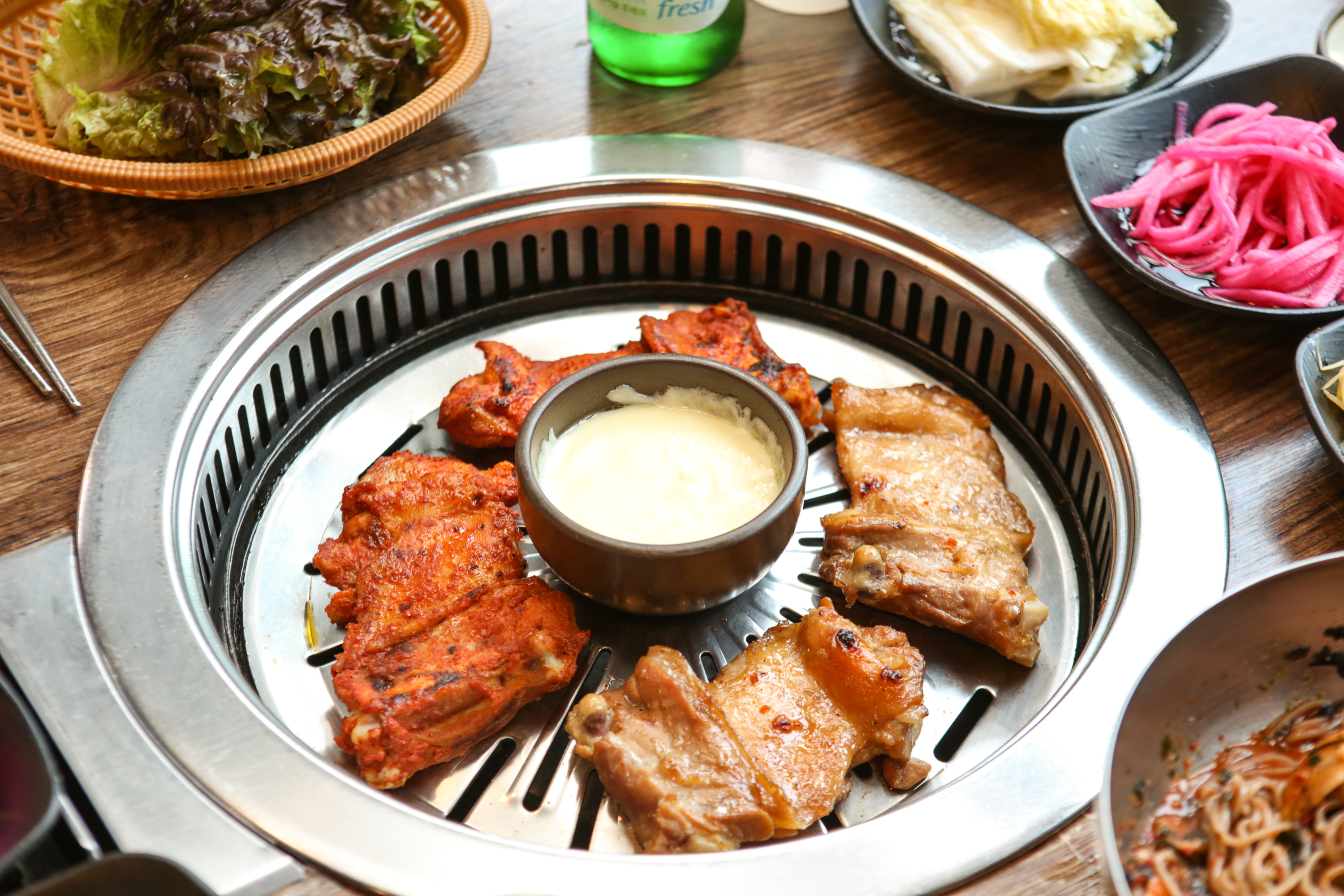 아침고요장작구이