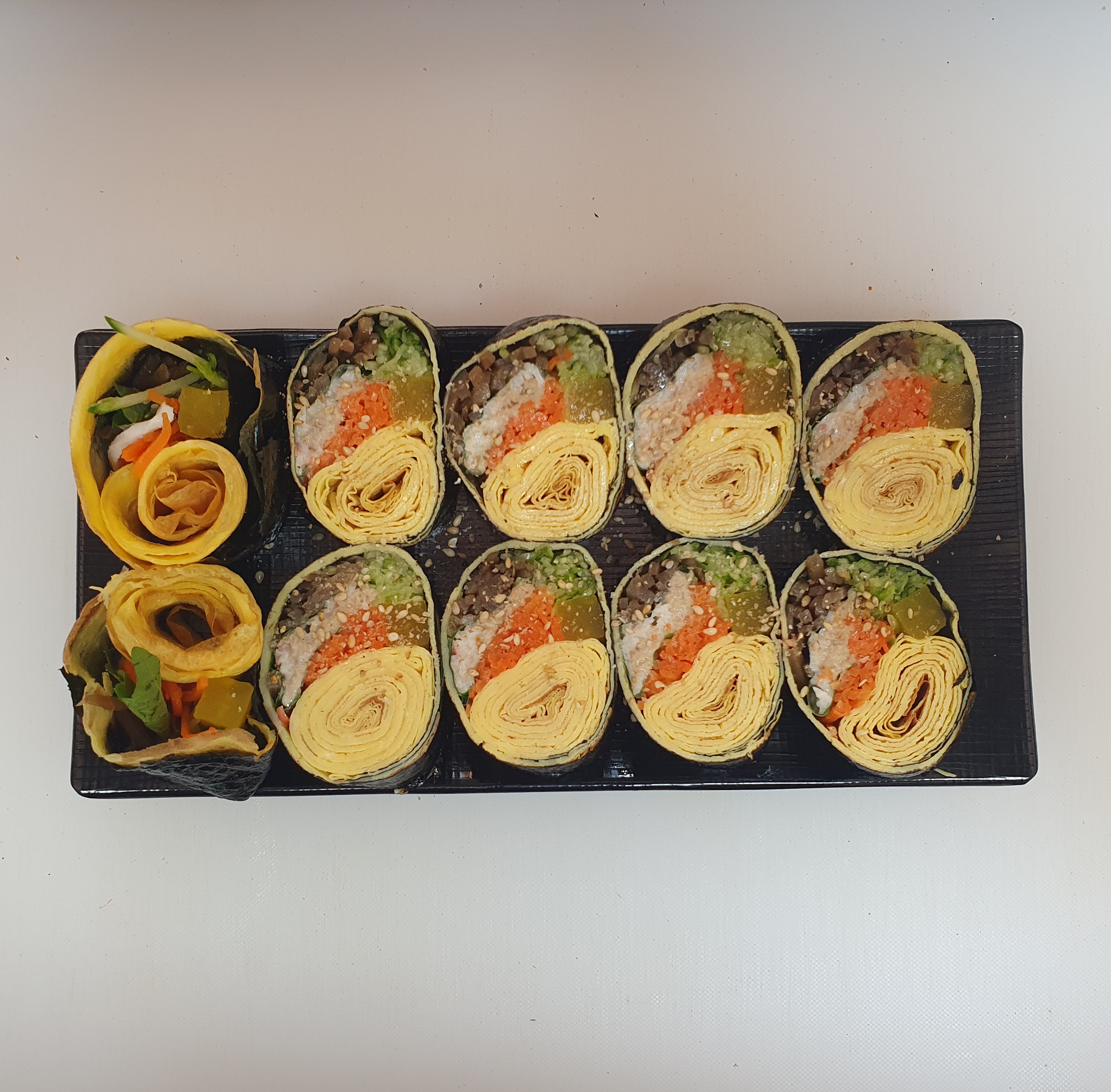 안스델리롤앤김밥