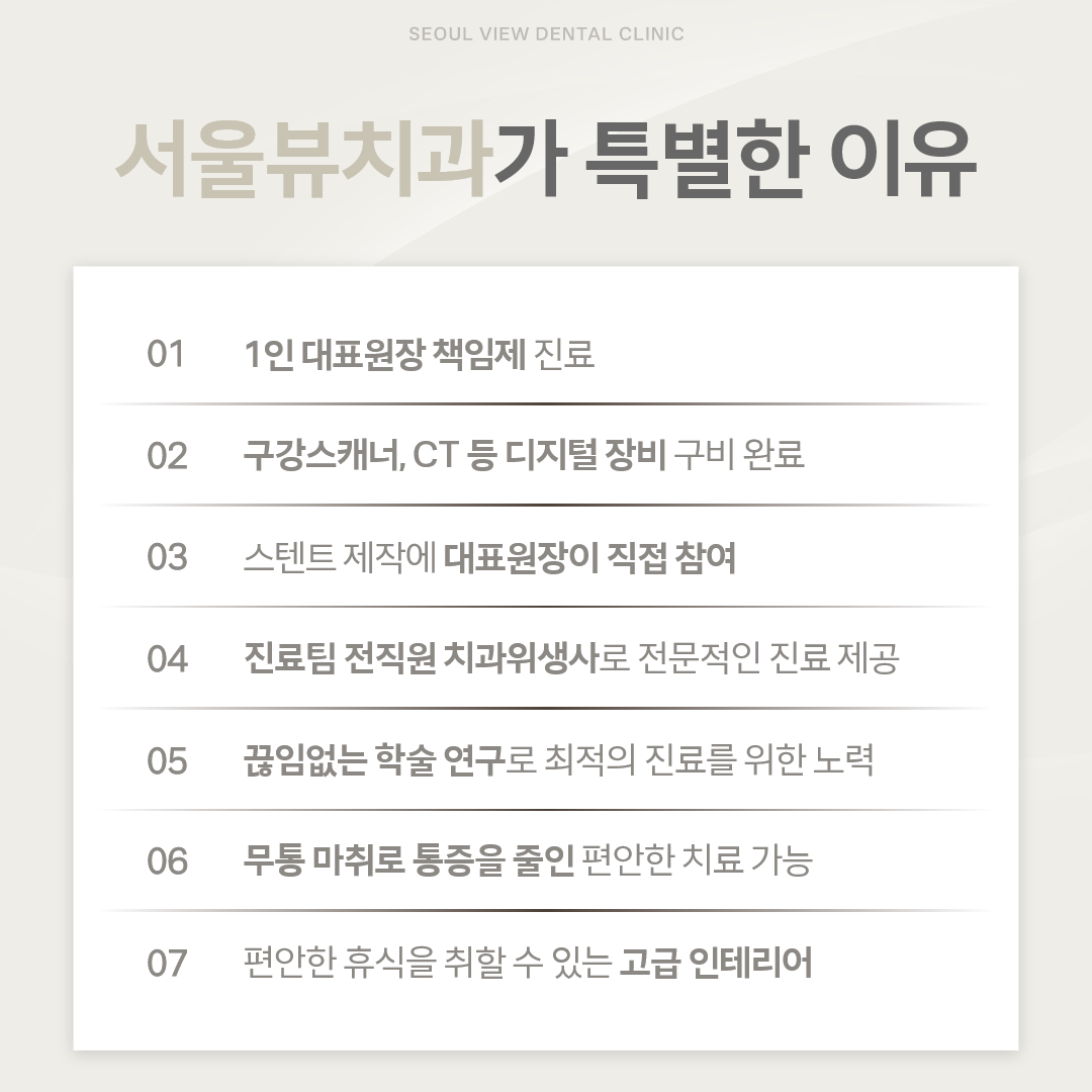 서울뷰치과의원 대표 이미지
