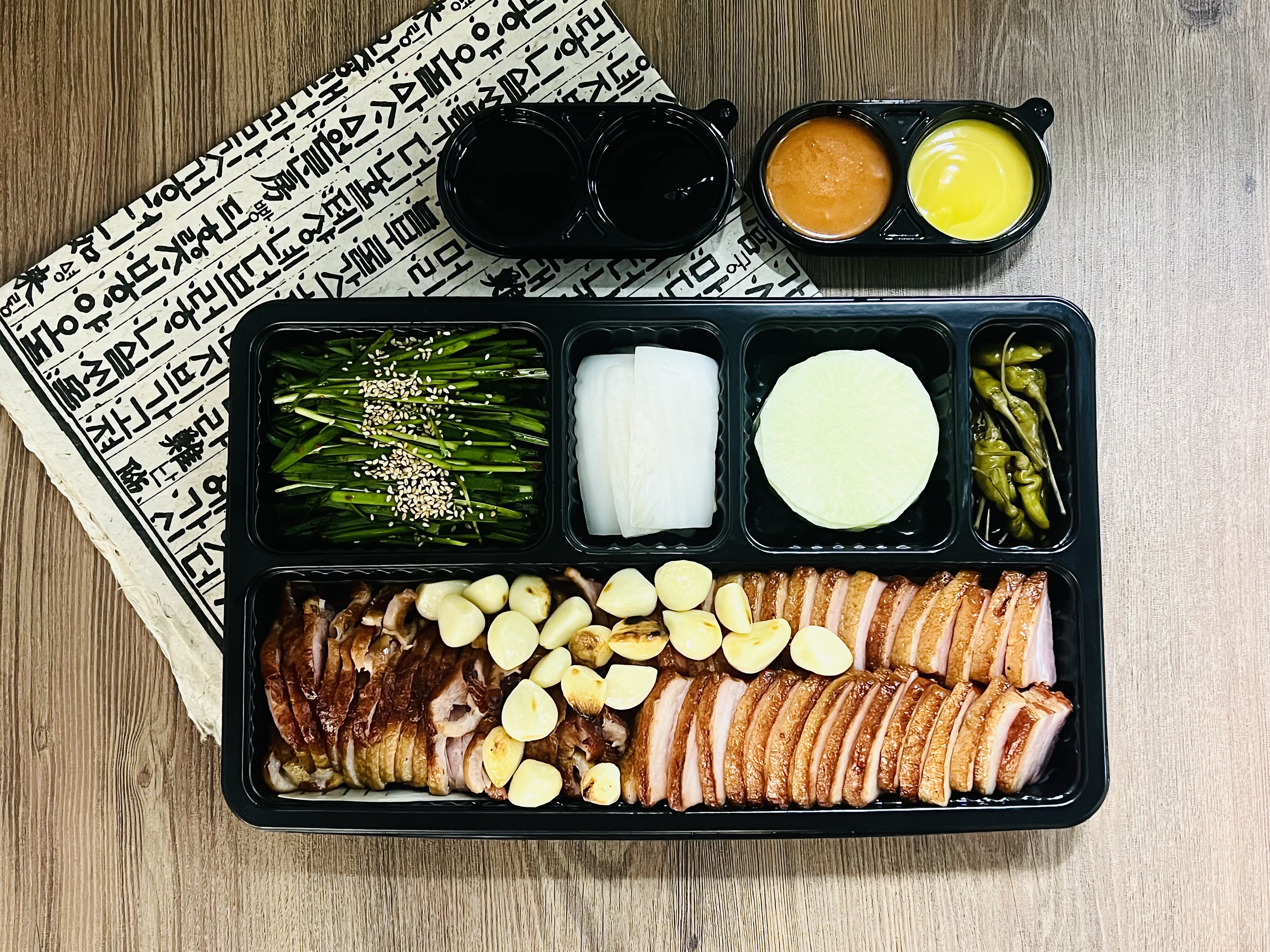 감성오리 바베큐