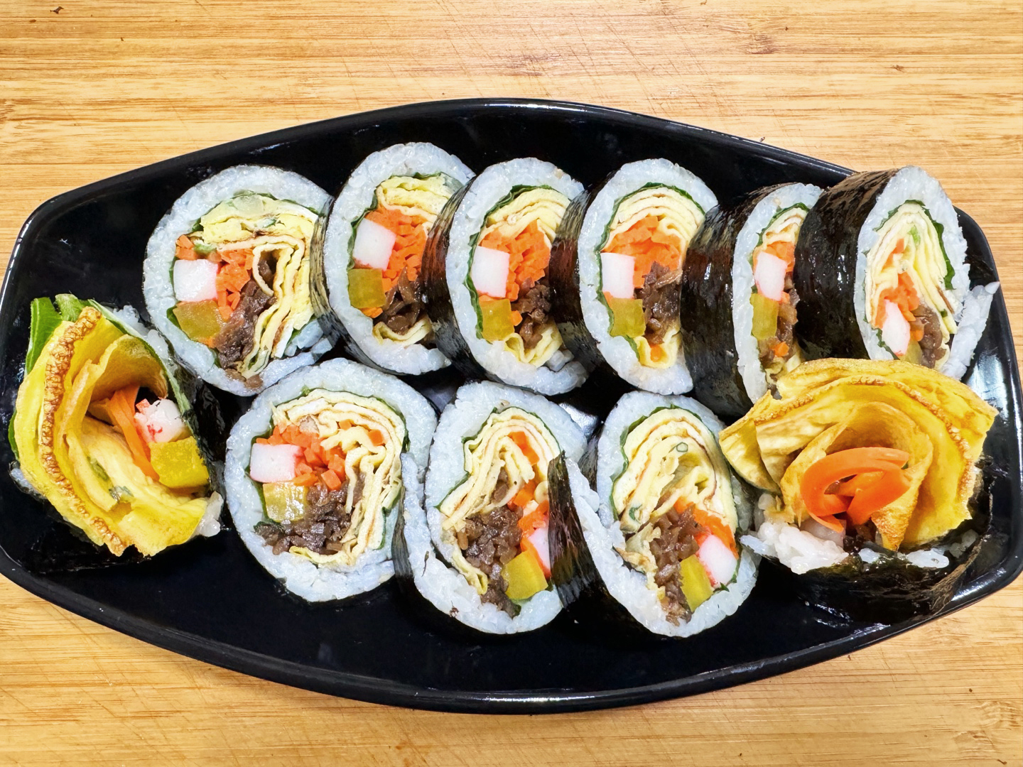 오늘은 국수랑 김밥