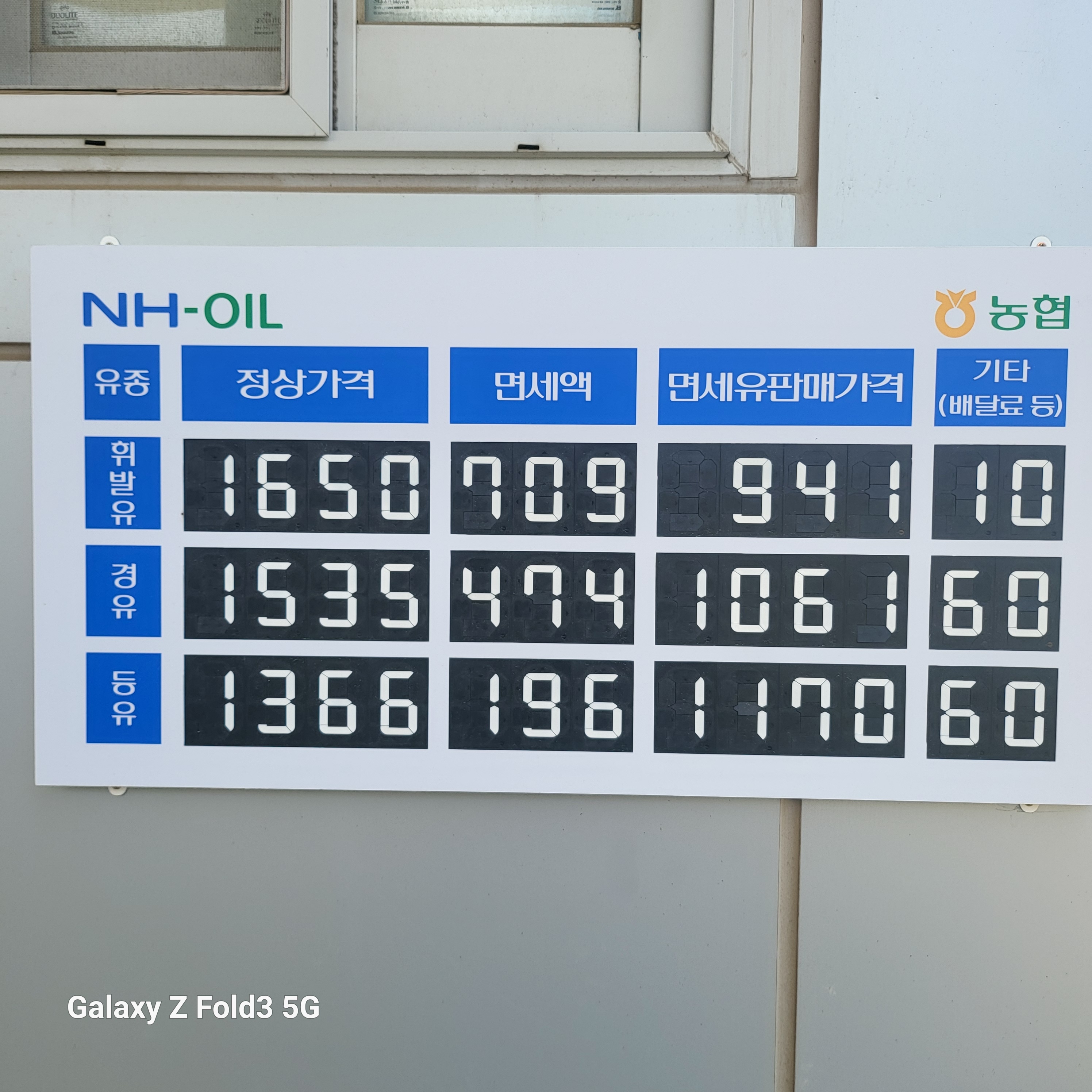 NH-OIL 서상주농협 화동지점주유소