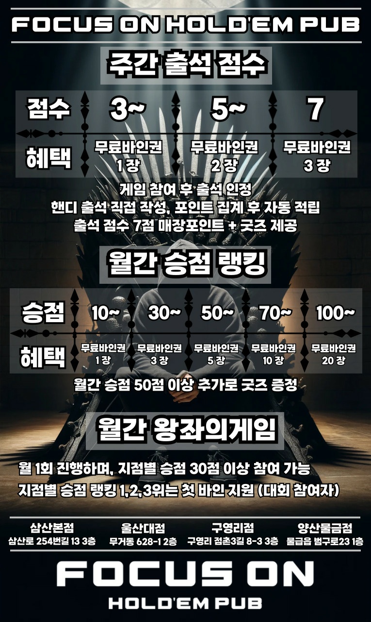 포커스온 홀덤펍 울산대점