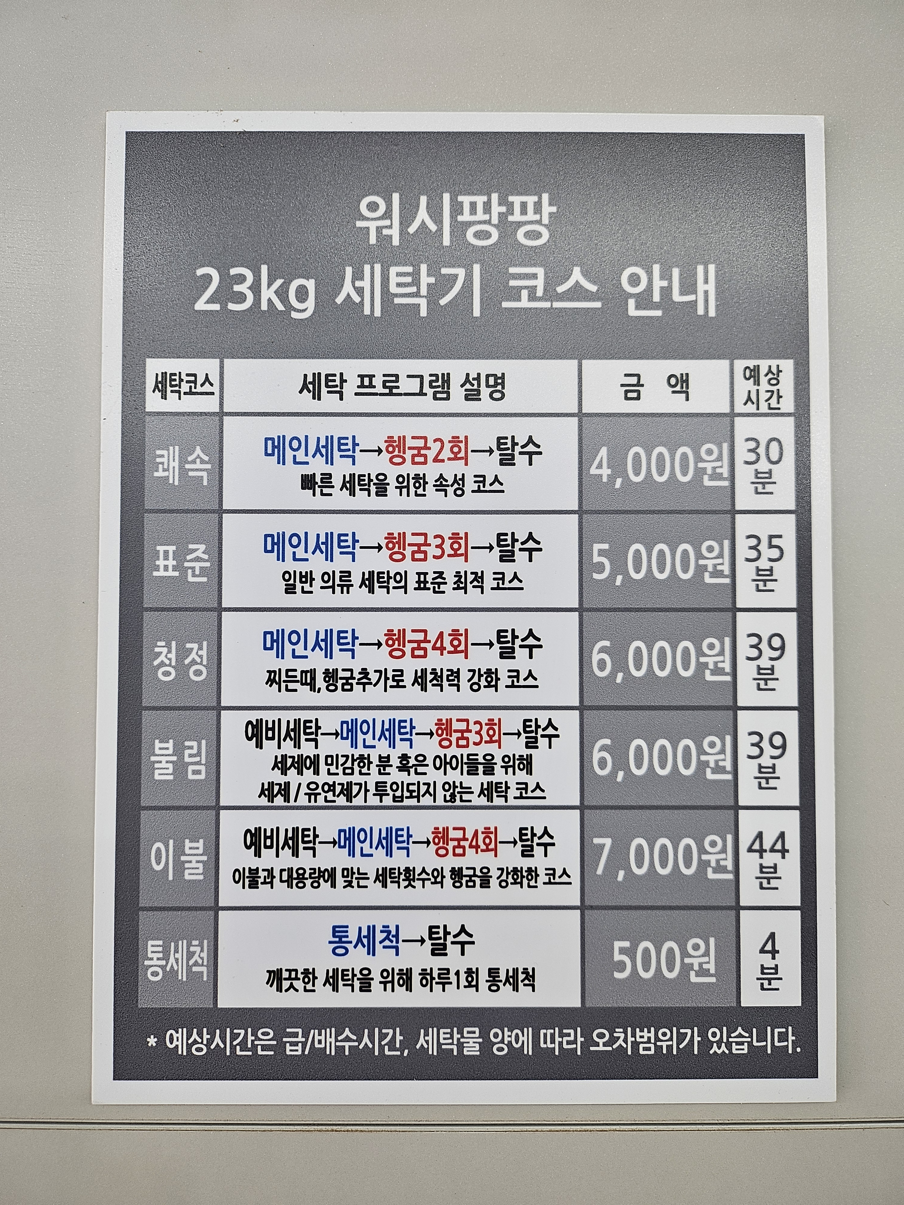워시팡팡 동해효가점