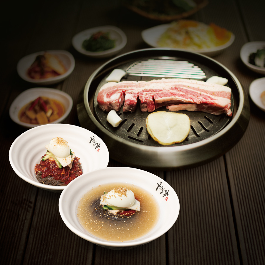 런치: 두껍삼냉면정식 (2인이상)
