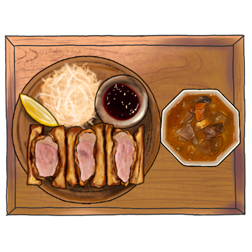카츠산도 정식