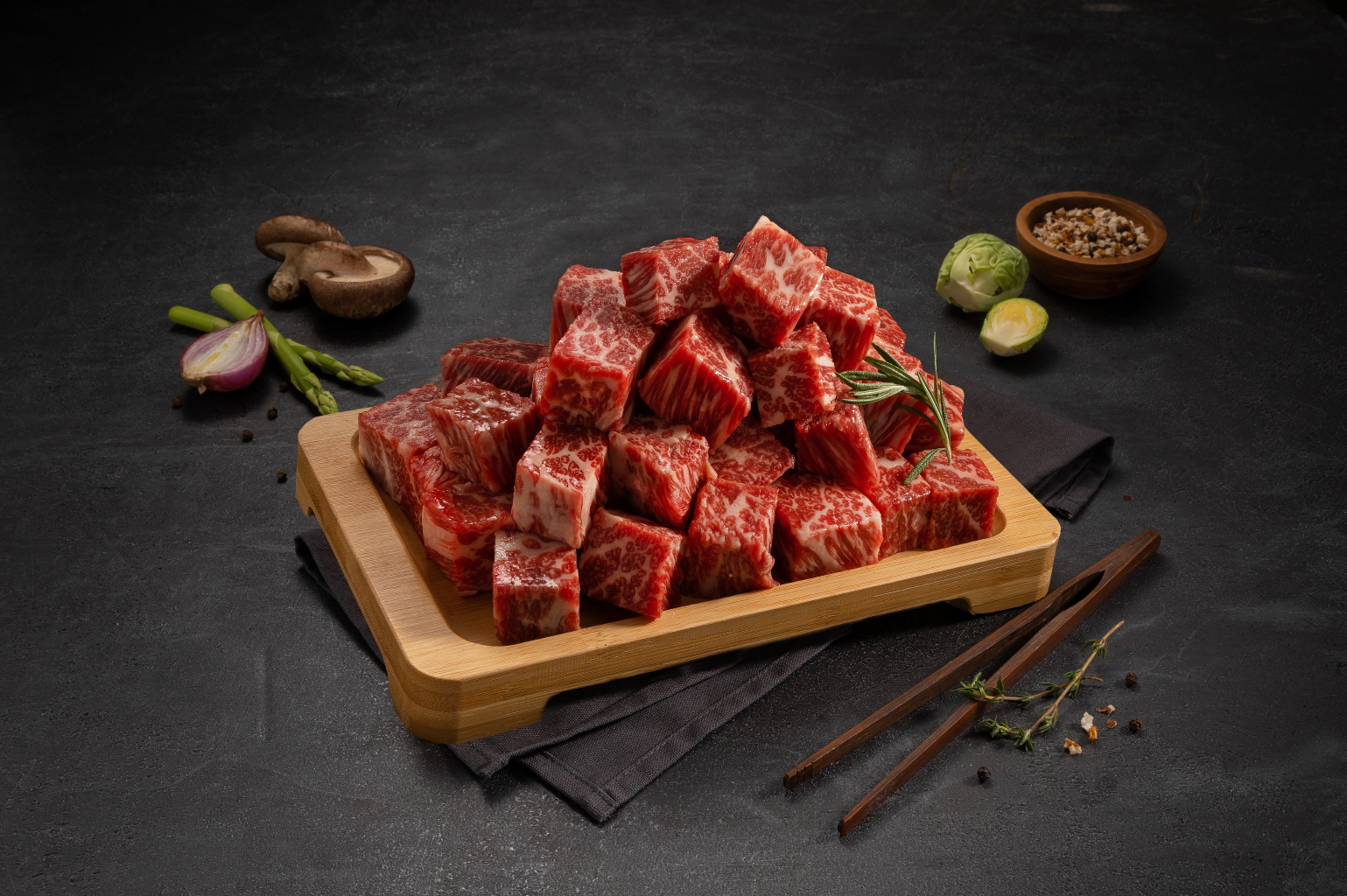 큐브 눈꽃살(400g)