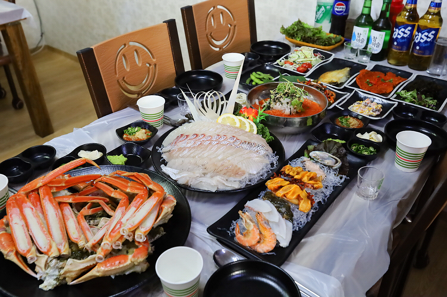 해무리회대게 내부 또는 관련 모습