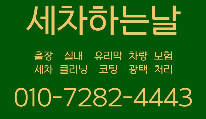 세차하는날