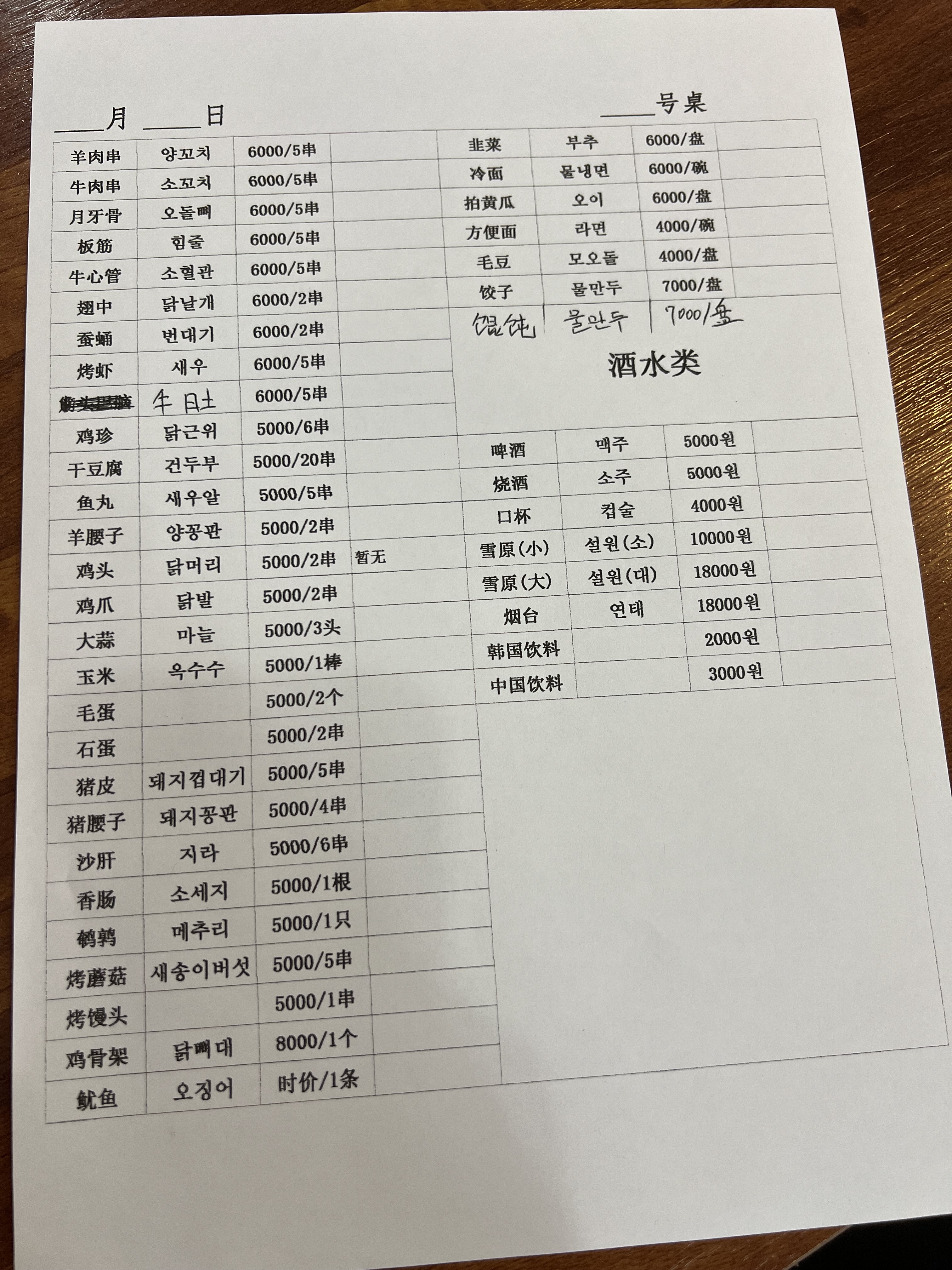 매하양꼬치