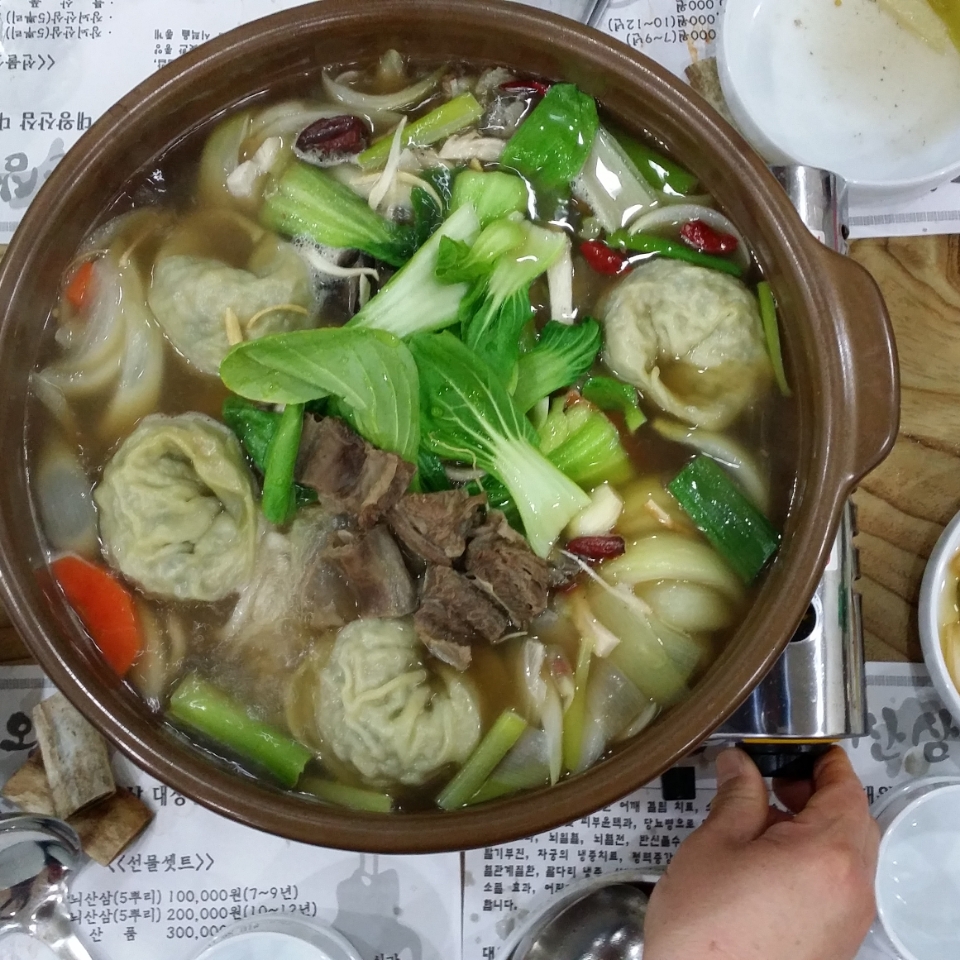 대왕산삼백숙농원 대청댐점 삼계탕 갈비탕 오리 닭 백숙