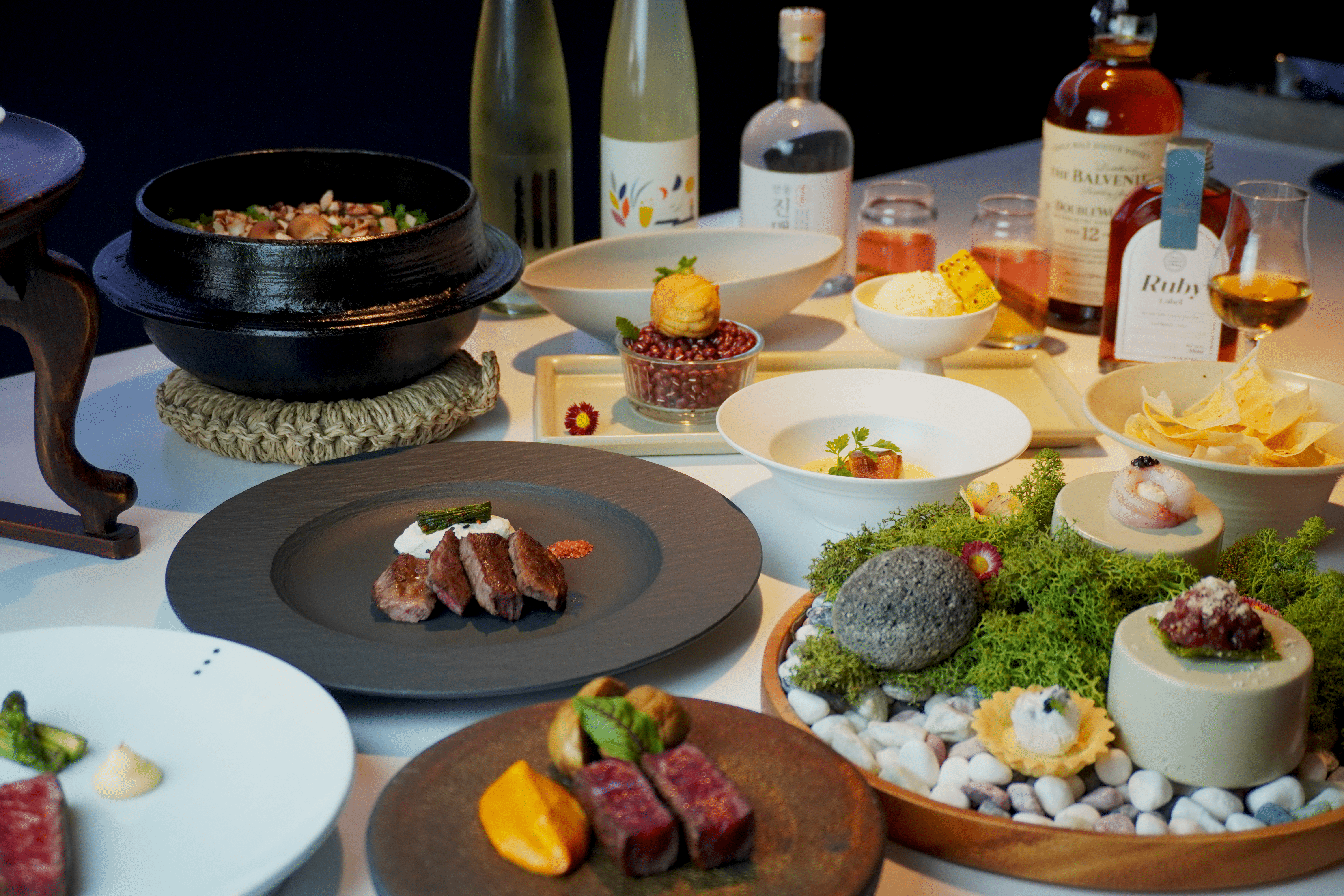한우 오마카세 압도