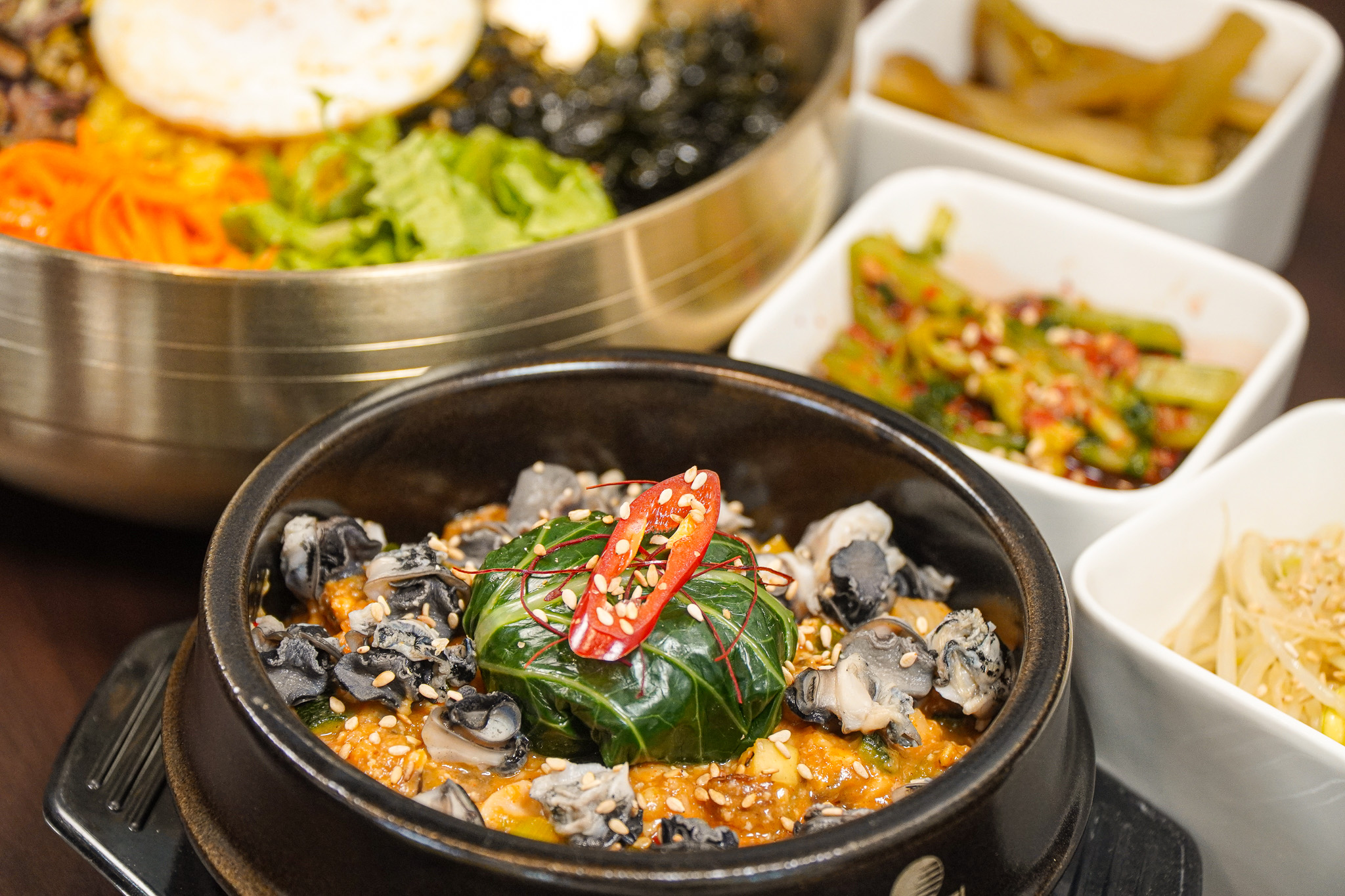 우렁강된장보리비빔밥