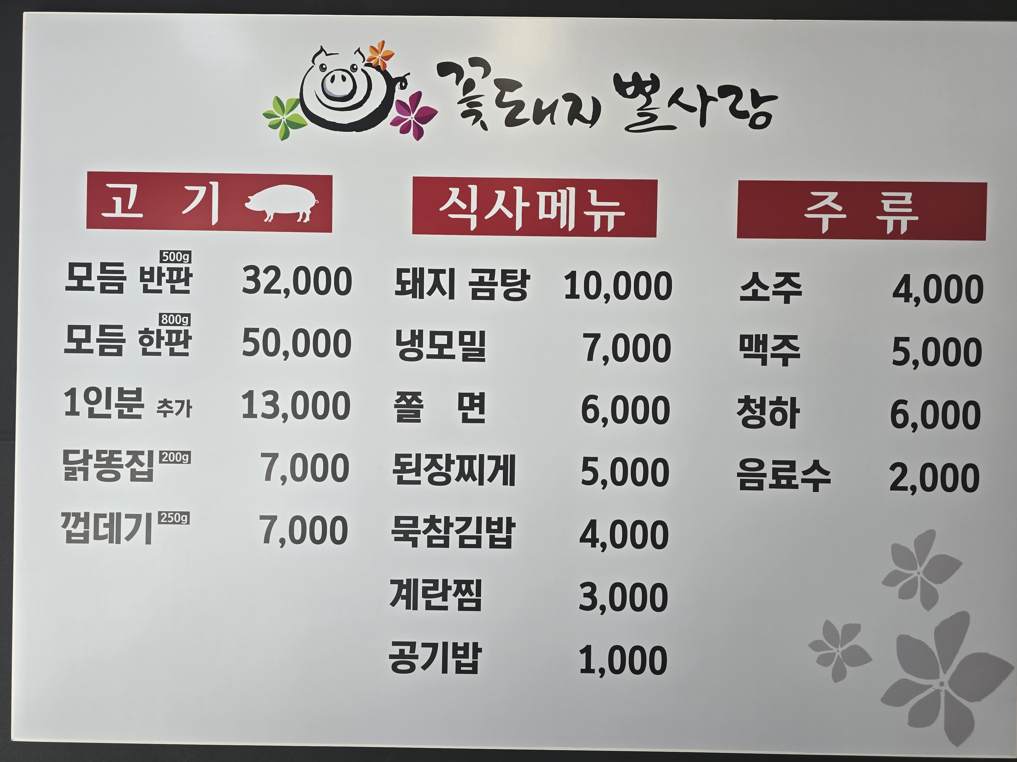 꽃돼지 뽈사랑