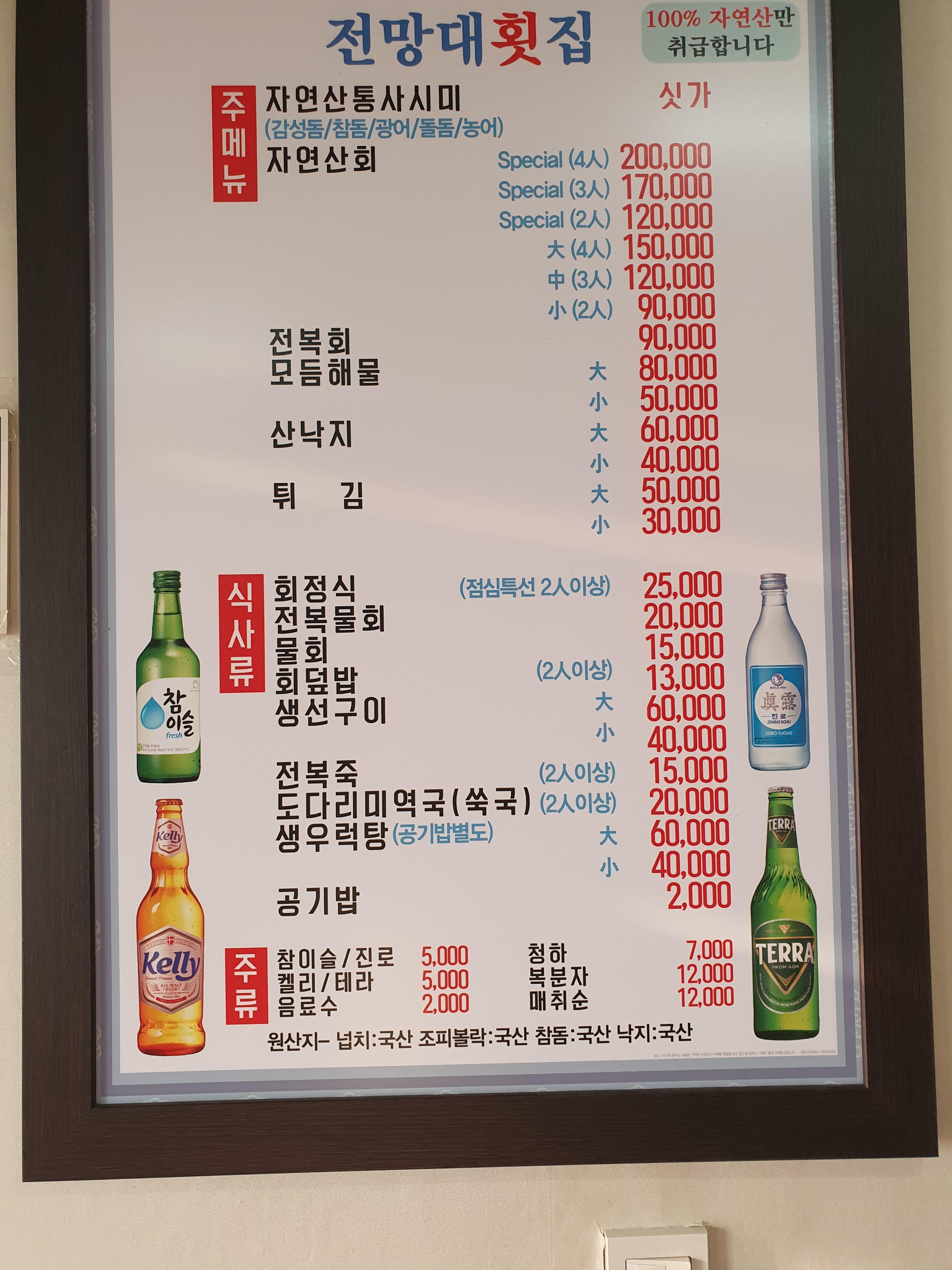 전망대횟집