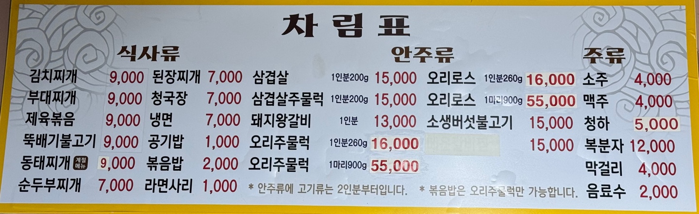 고추장주물럭