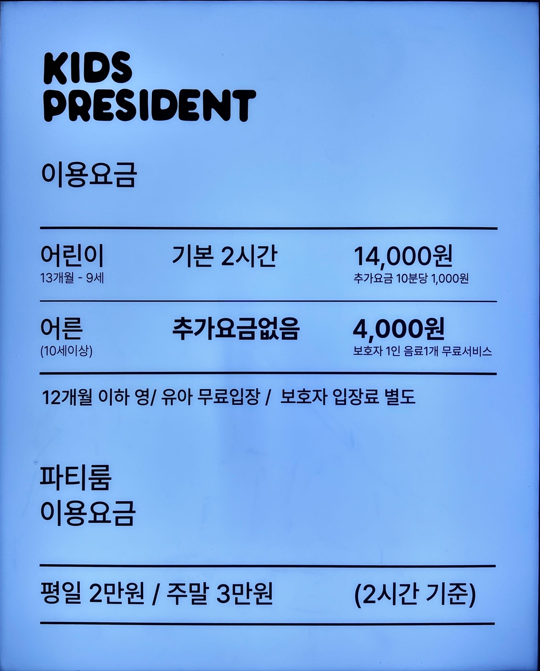 꼬마대통령 부산명지점