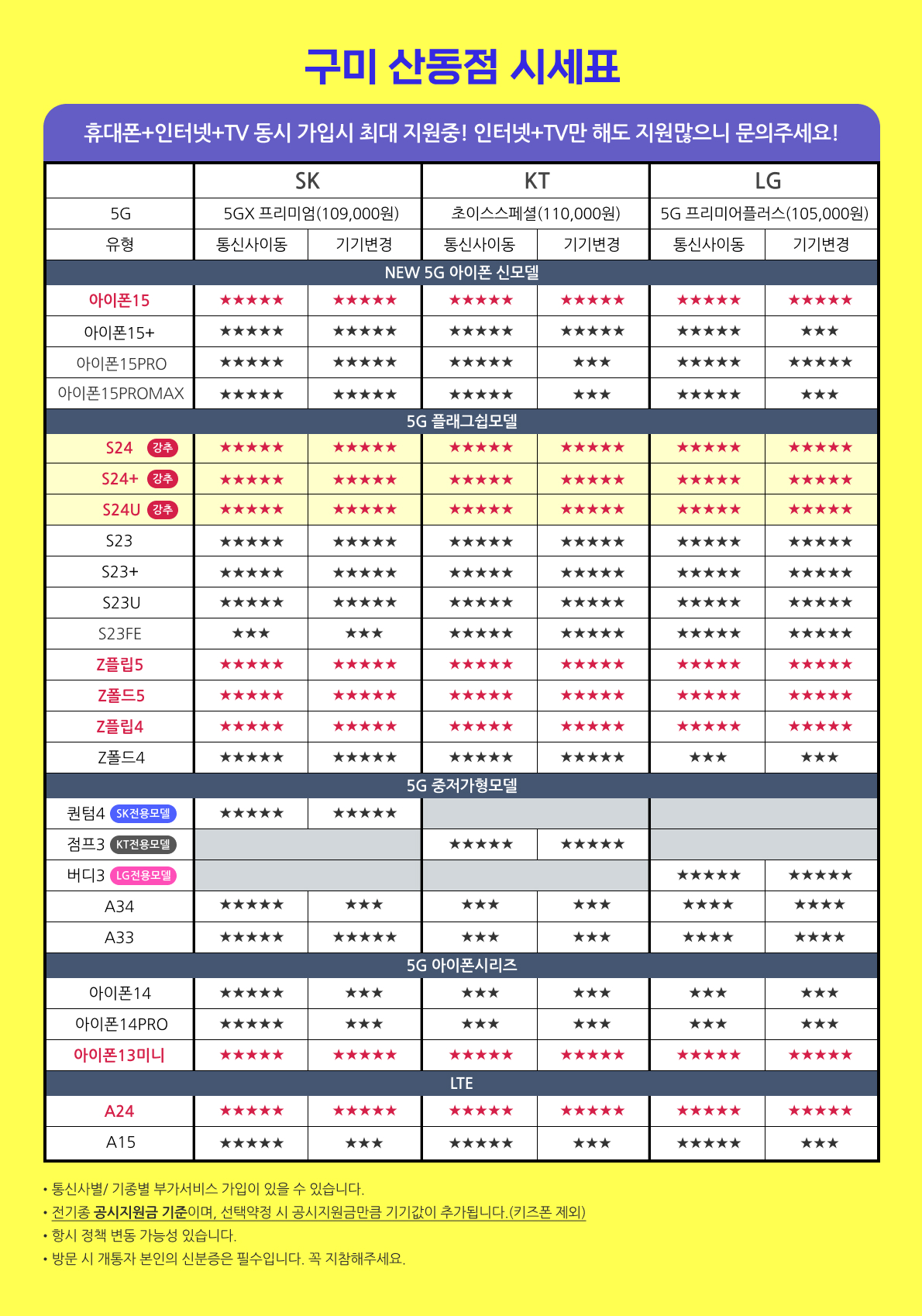 휴대폰성지 옆커폰 산동점
