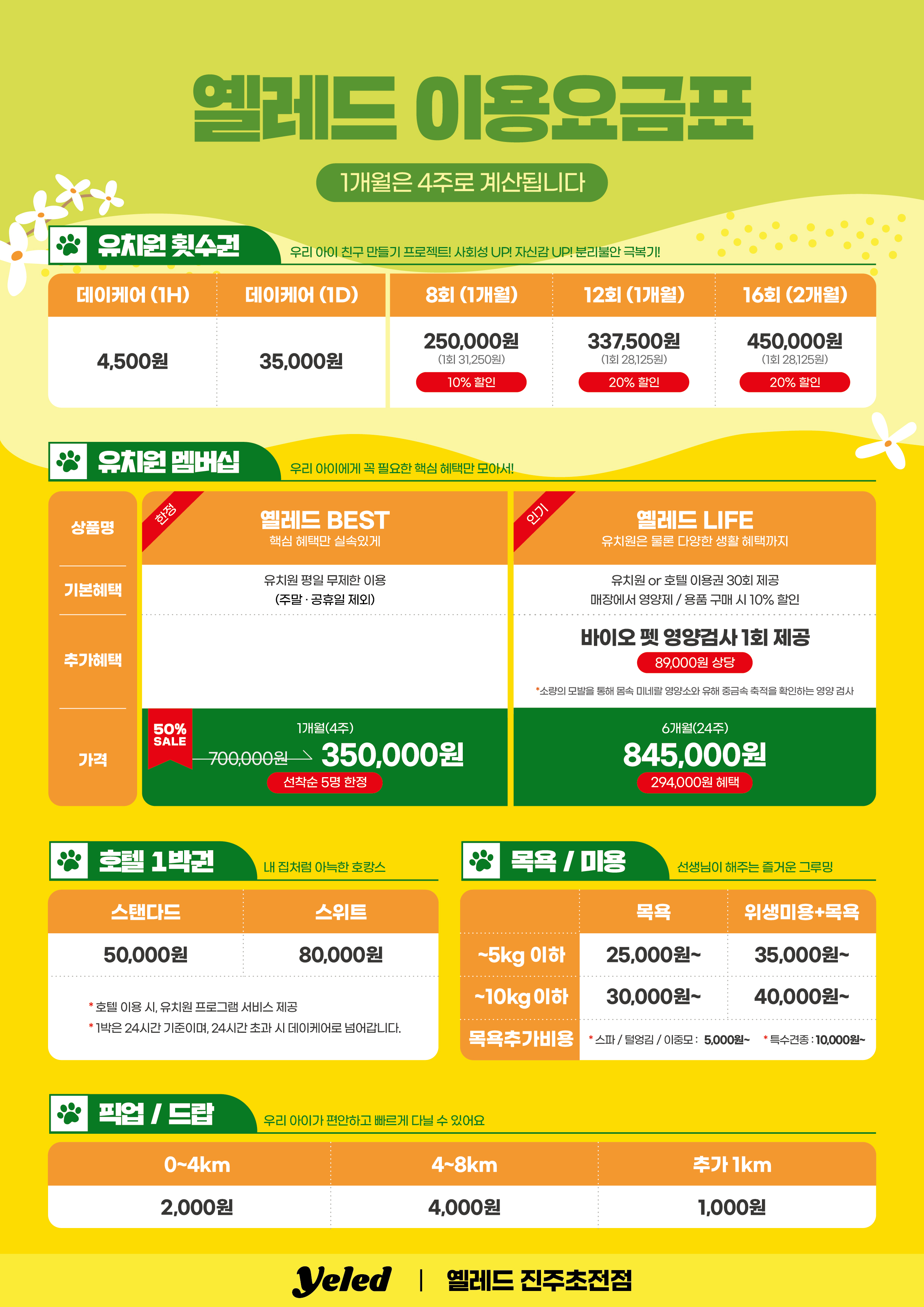 옐레드 진주초전점 경상 애견여행지
